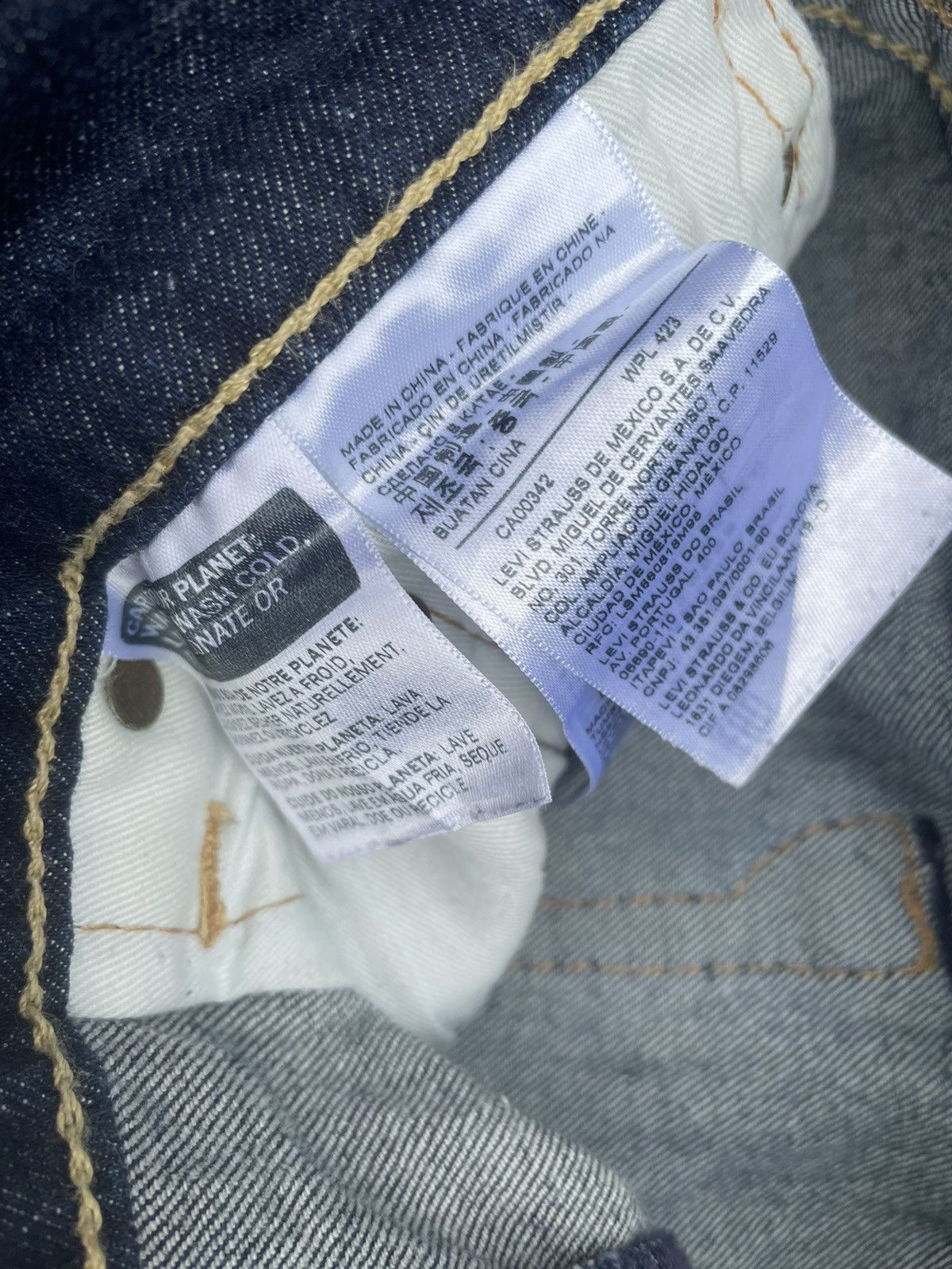 Levi's Levis 502 E Non Selvedge Size US 33 - 14 Thumbnail