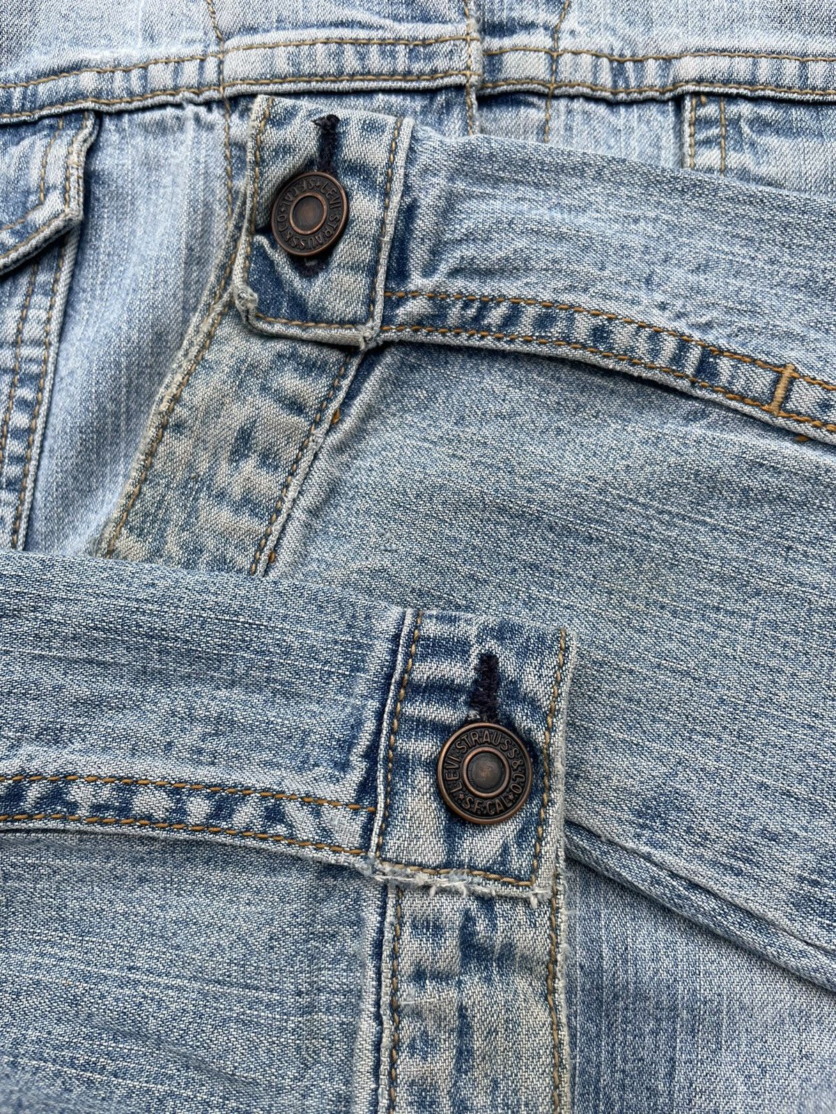 Le Grande Bleu (L.G.B.) Levis Signature Denim Jacket Size US M / EU 48-50 / 2 - 9 Thumbnail
