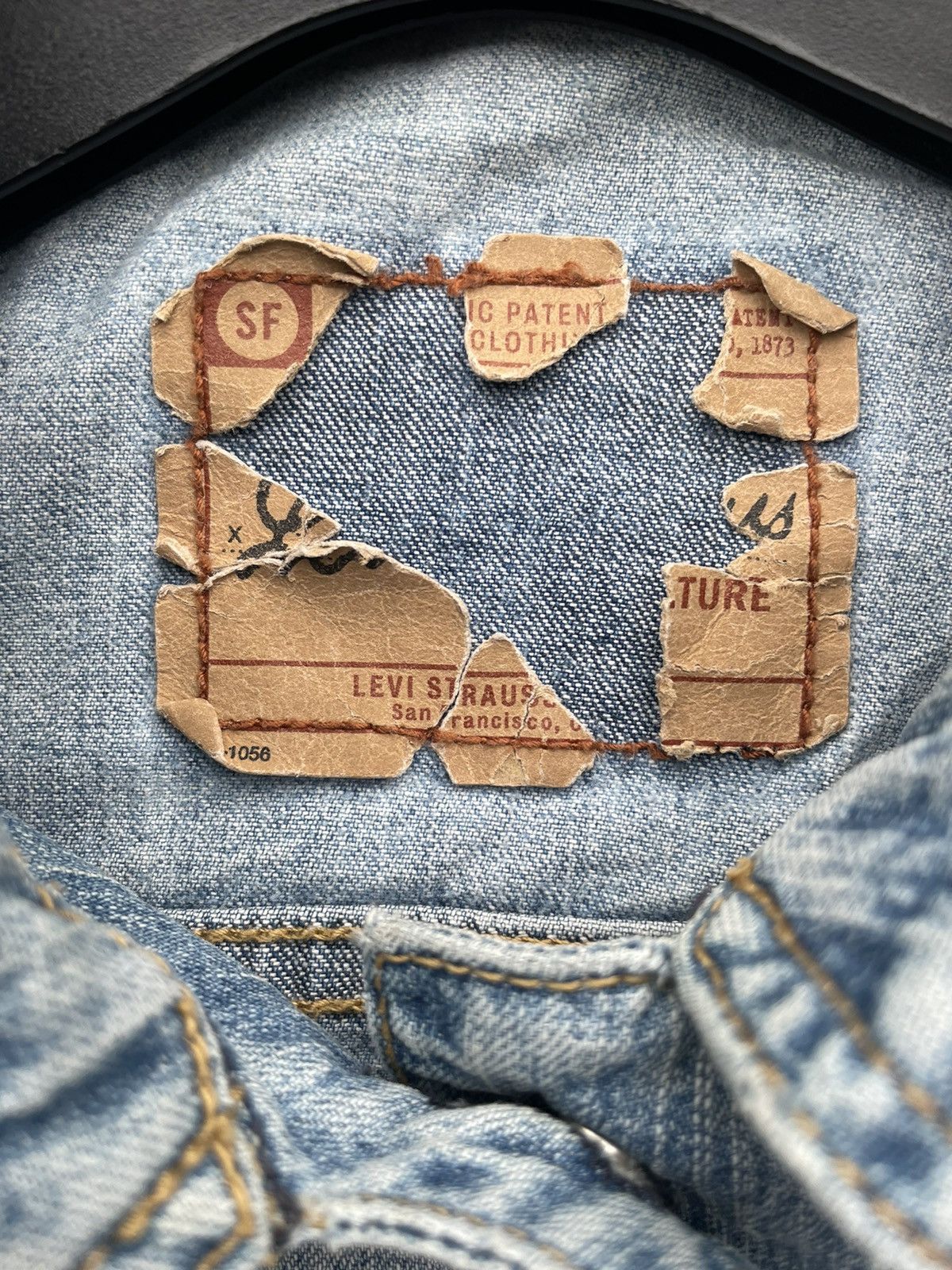 Le Grande Bleu (L.G.B.) Levis Signature Denim Jacket Size US M / EU 48-50 / 2 - 11 Thumbnail