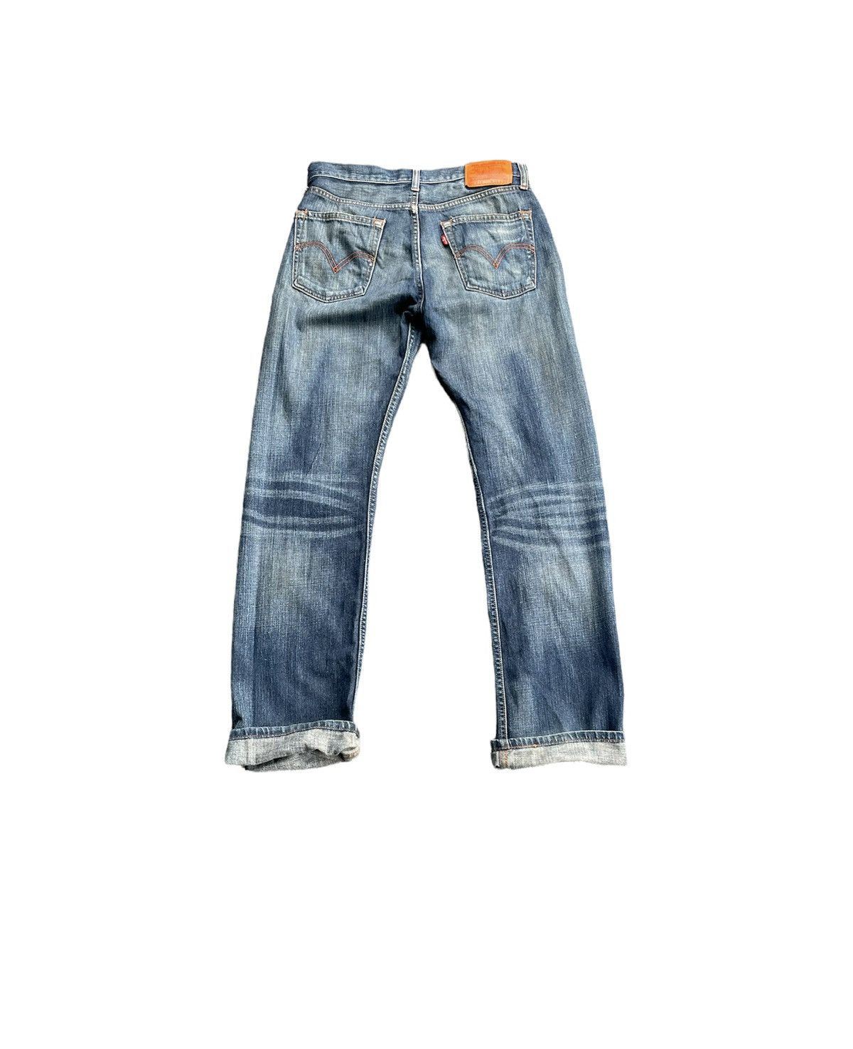 Levi's Vintage 2007 Levis 523 e Orangeline Selvedge Size US 31 - 11 Thumbnail
