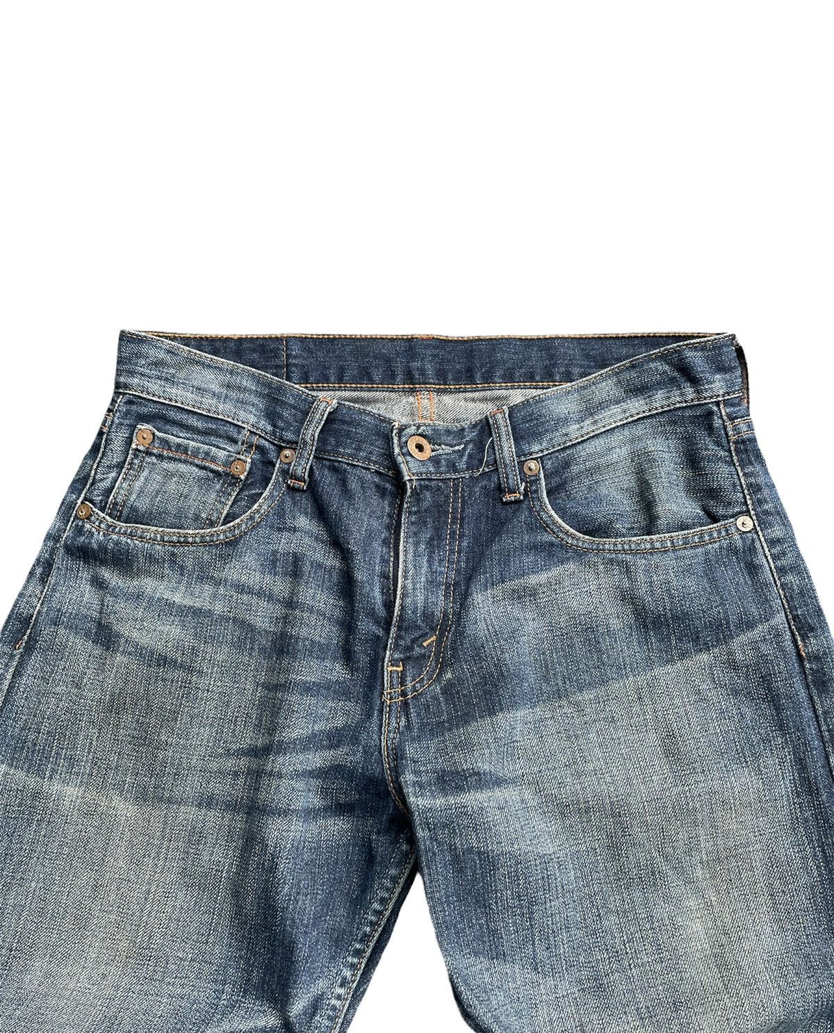 Levi's Vintage 2007 Levis 523 e Orangeline Selvedge Size US 31 - 9 Thumbnail