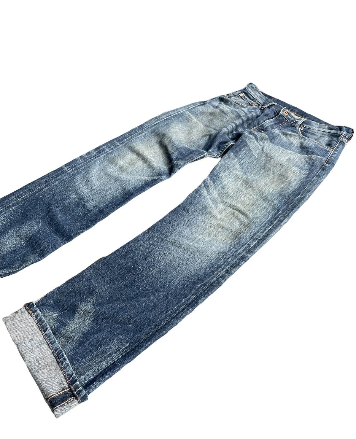 Levi's Vintage 2007 Levis 523 e Orangeline Selvedge Size US 31 - 3 Thumbnail