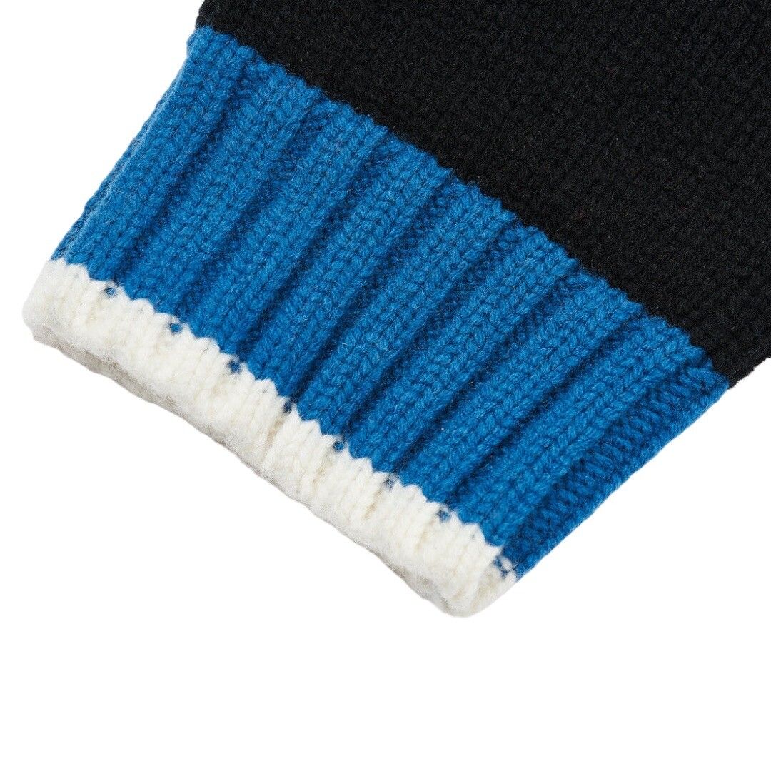 Palace Palace x Evisu Cowichan Knit Cardigan Sweater Black SS23 Size US XL / EU 56 / 4 - 6 Thumbnail