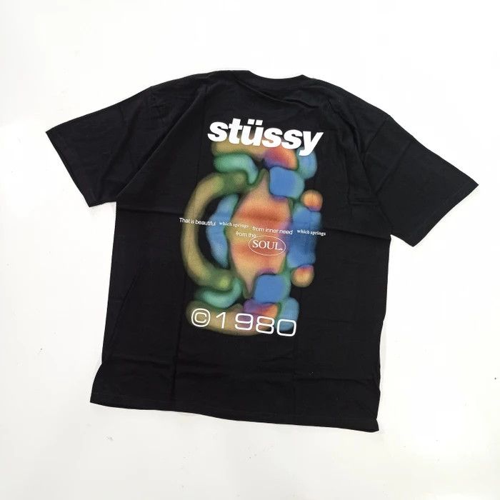 image of Stussy Tshirt Soul Black - Xl, Men's