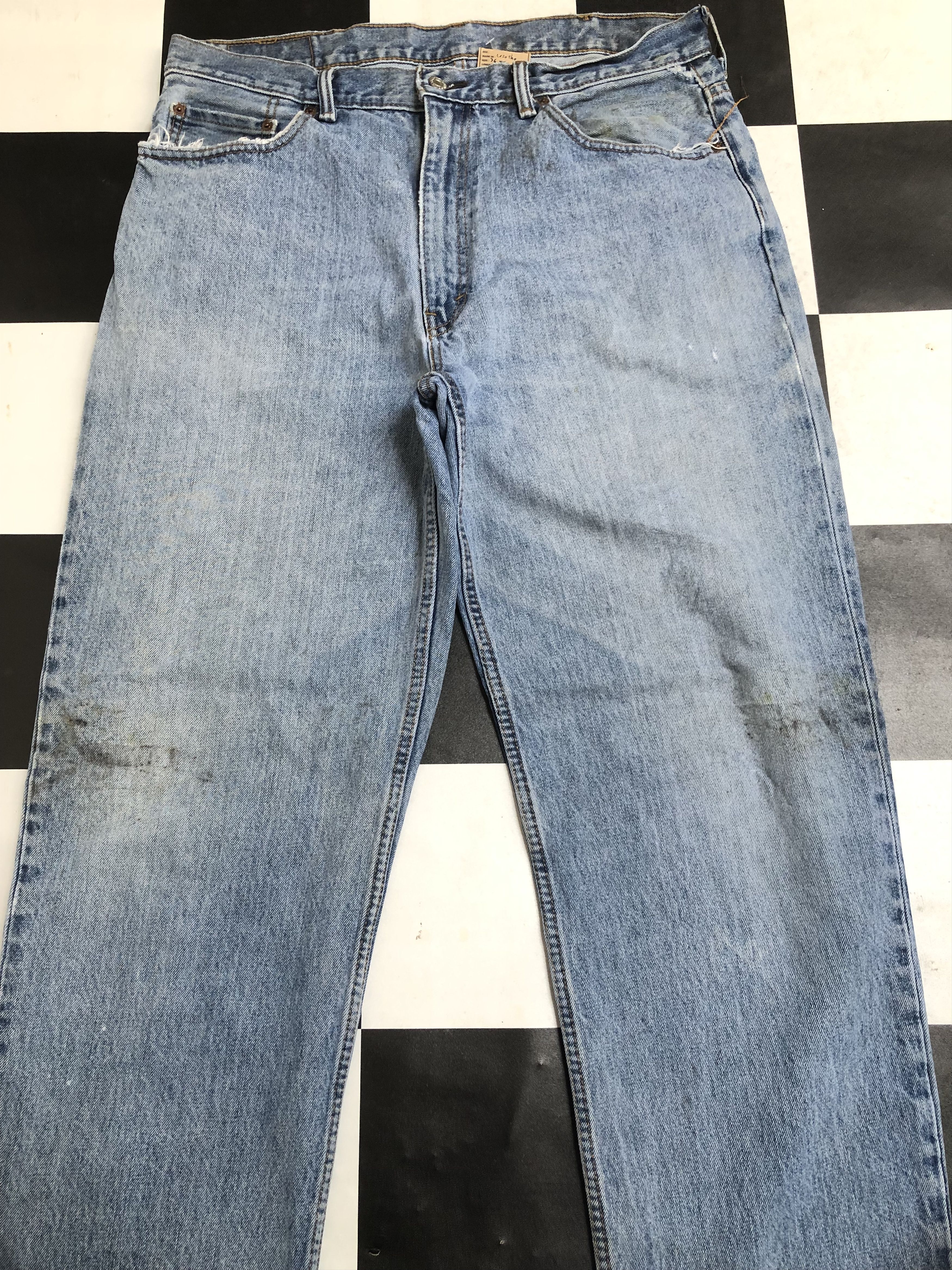 Levi's × Vintage Vintage Levi's 550 Relaxed Fit Jeans L450 Size US 36 / EU 52 - 3 Thumbnail