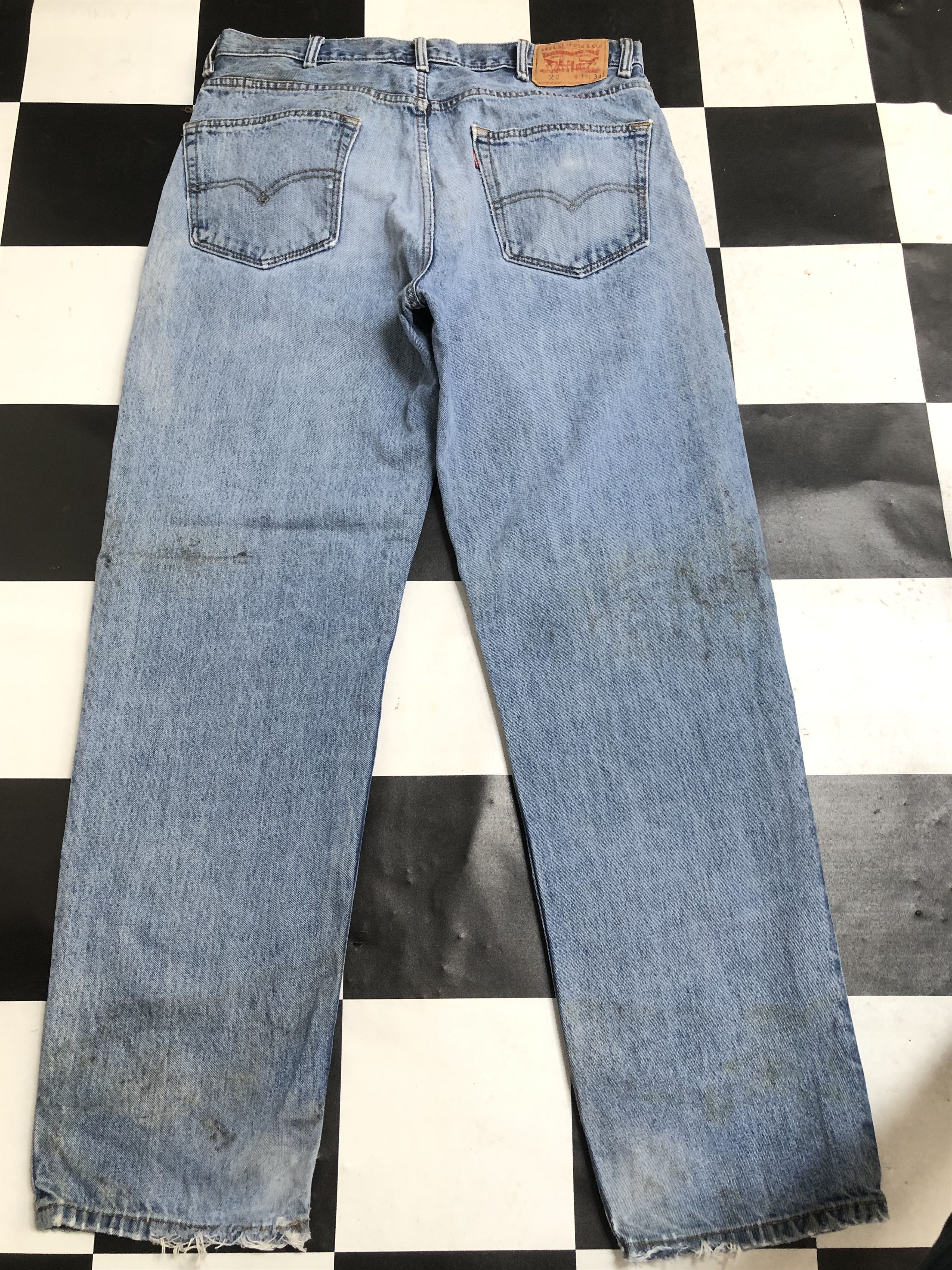 Levi's × Vintage Vintage Levi's 550 Relaxed Fit Jeans L450 Size US 36 / EU 52 - 2 Thumbnail