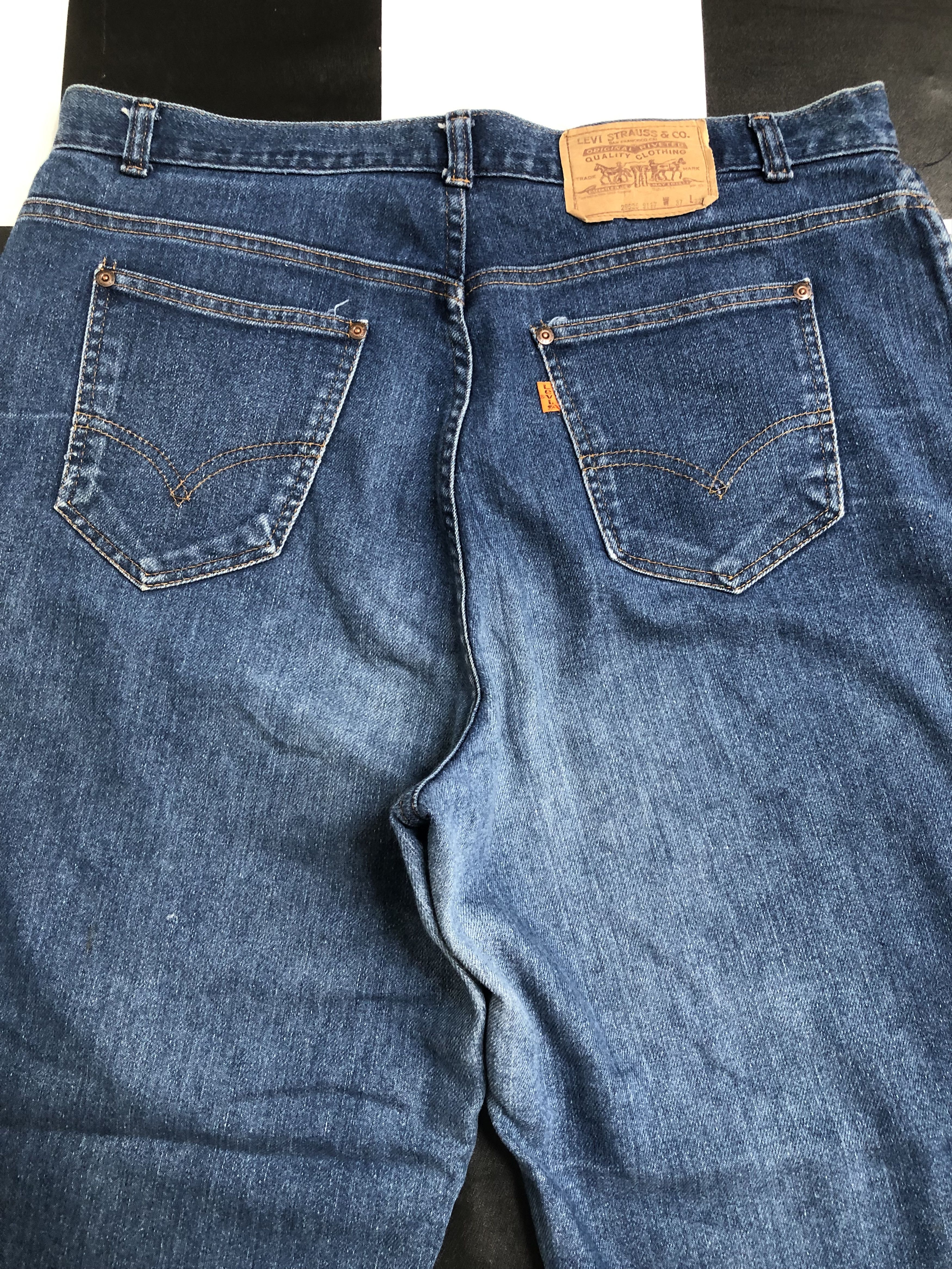 Levi's × Vintage Vintage 80s Levis 29626 Orange Tab Jean L334 Size US 35 - 7 Thumbnail