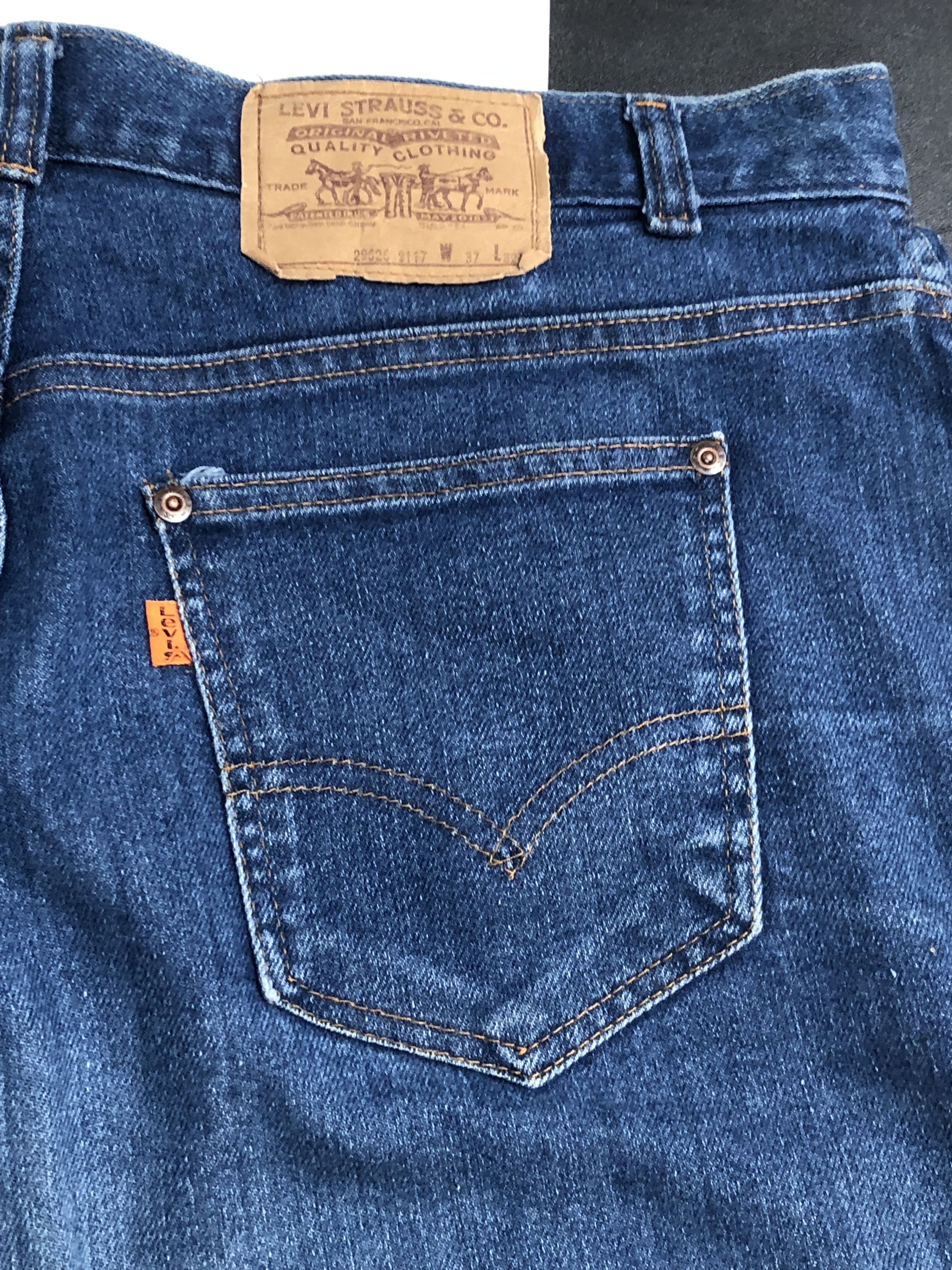 Levi's × Vintage Vintage 80s Levis 29626 Orange Tab Jean L334 Size US 35 - 8 Thumbnail
