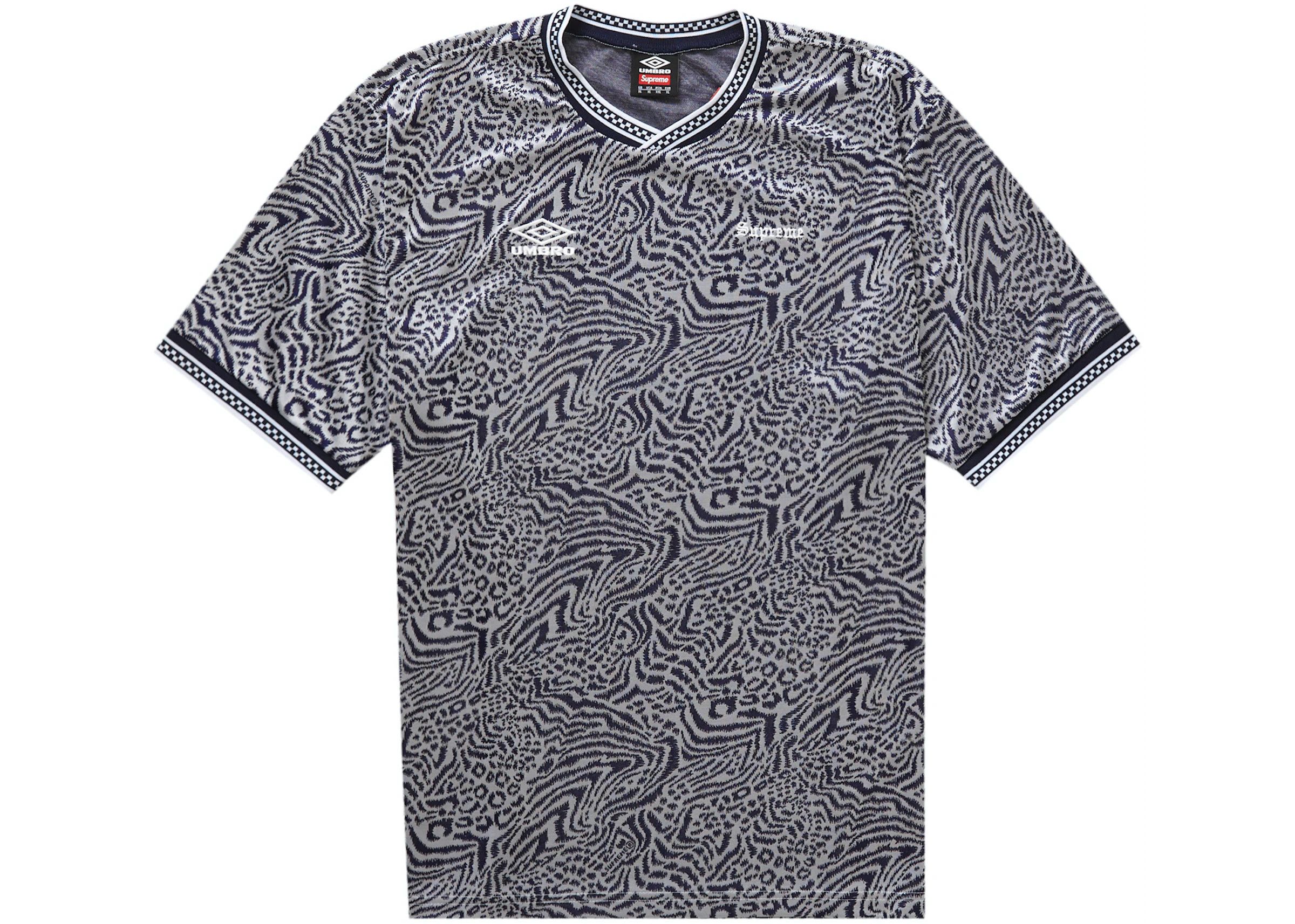 Supreme Supreme x Umbro Jacquard Animal Print Soccer Jersey | Grailed