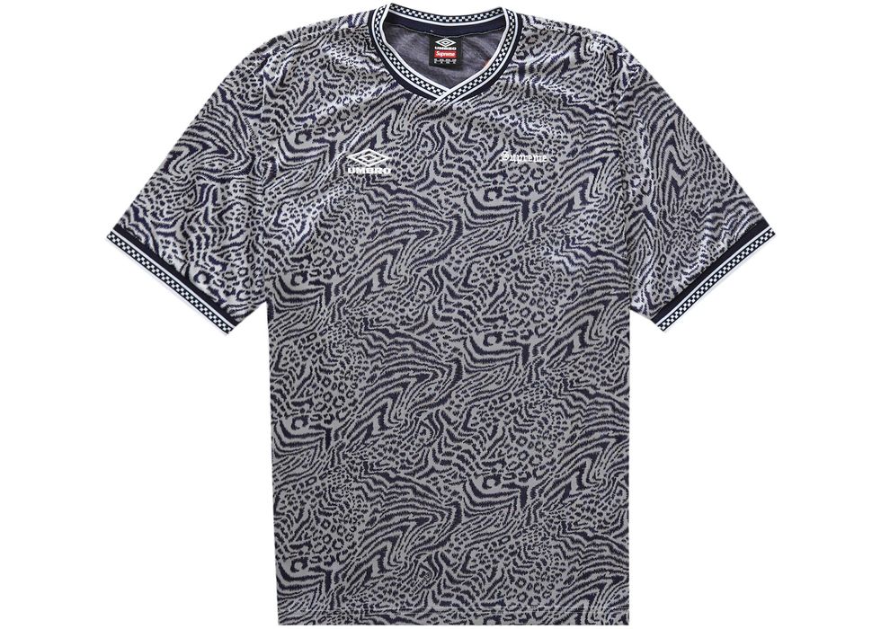 Supreme Supreme x Umbro Jacquard Animal Print Soccer Jersey | Grailed