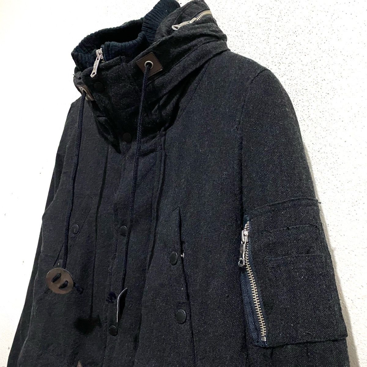 Japanese Brand × Takeo Kikuchi Rare THE SHOP TK Mixpice Wool Jacket Zipper Snap Button Size US M / EU 48-50 / 2 - 2 Thumbnail