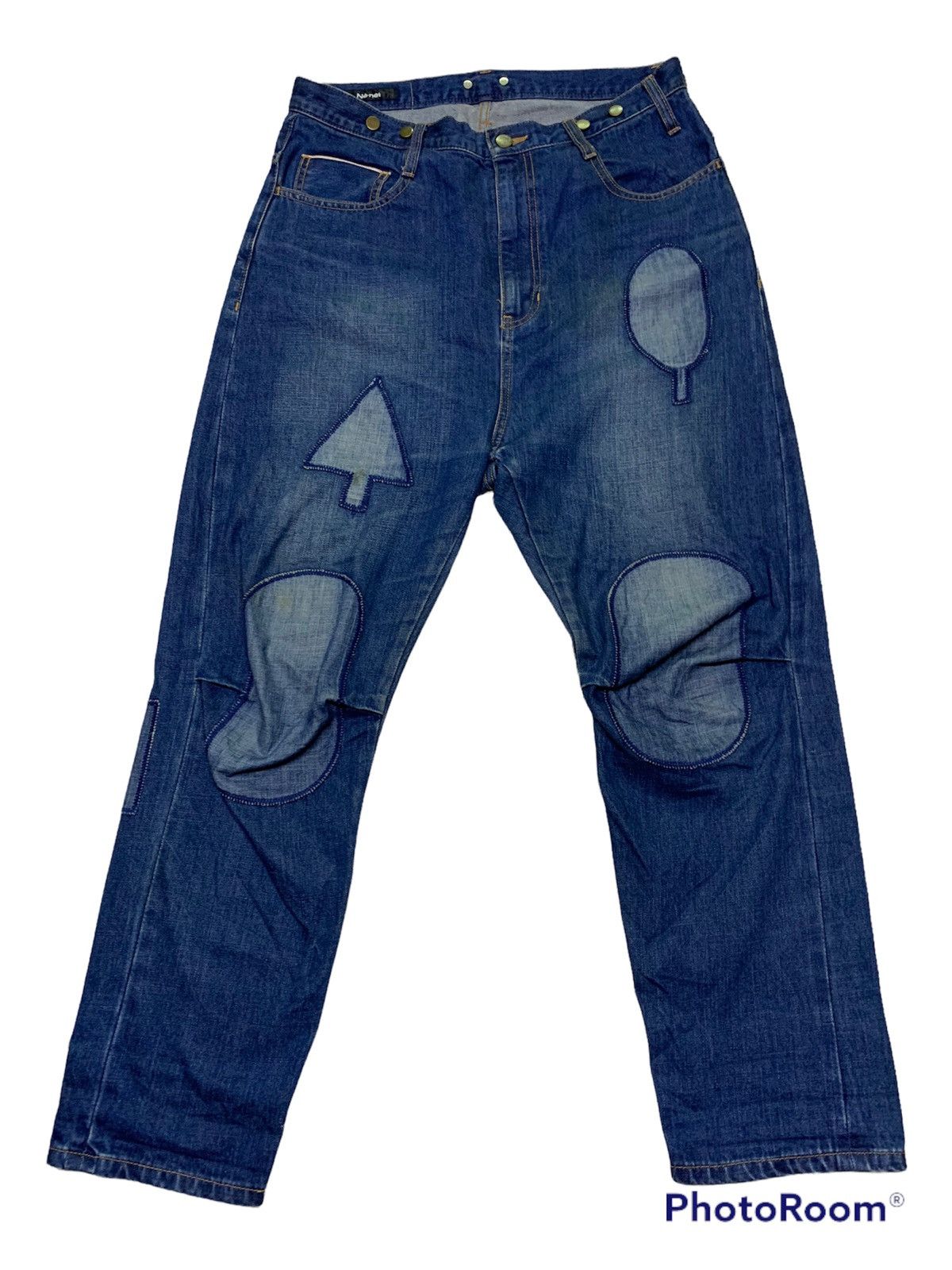 Issey Miyake × Ne-Net Ne,net distressed jeans Size US 32 / EU 48 - 2 Thumbnail