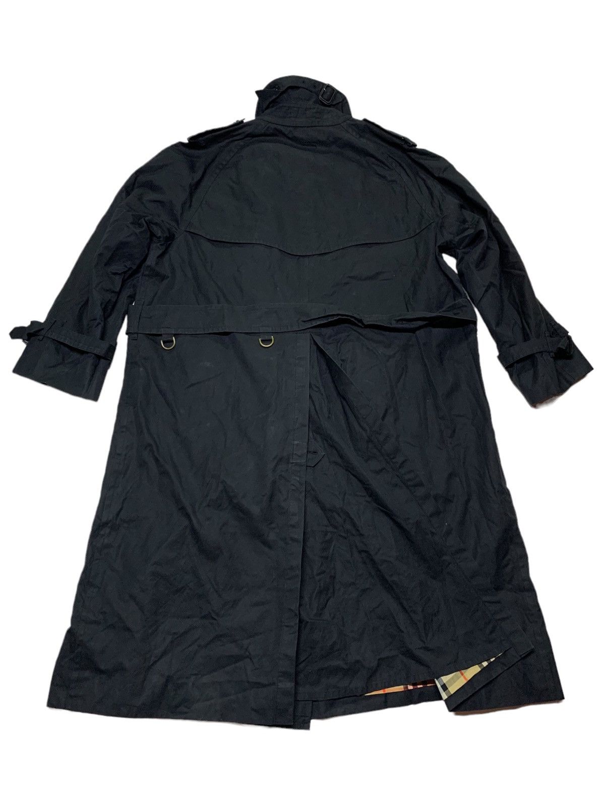 Burberry Vintage Burberry long trench coat in dark blue Size US M / EU 48-50 / 2 - 12 Thumbnail