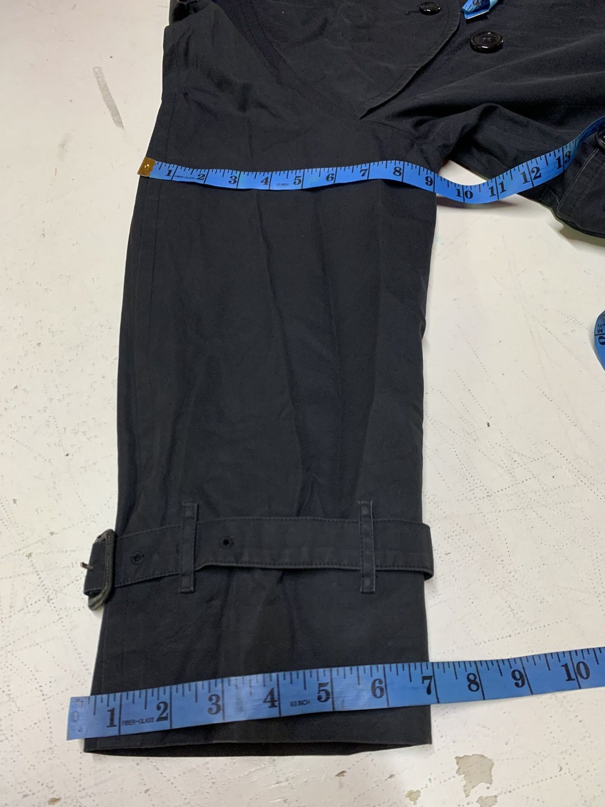 Burberry Vintage Burberry long trench coat in dark blue Size US M / EU 48-50 / 2 - 24 Thumbnail