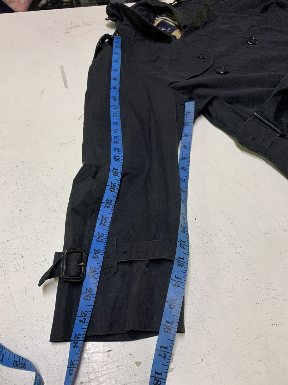 Burberry Vintage Burberry long trench coat in dark blue Size US M / EU 48-50 / 2 - 25 Thumbnail