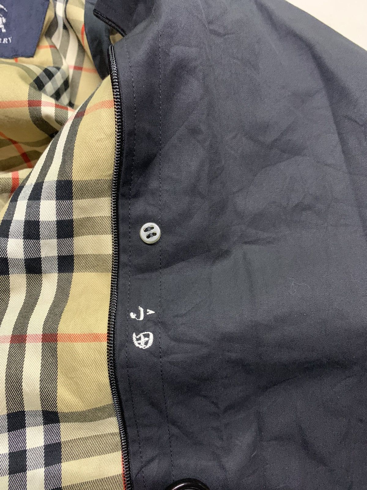 Burberry Vintage Burberry long trench coat in dark blue Size US M / EU 48-50 / 2 - 13 Thumbnail