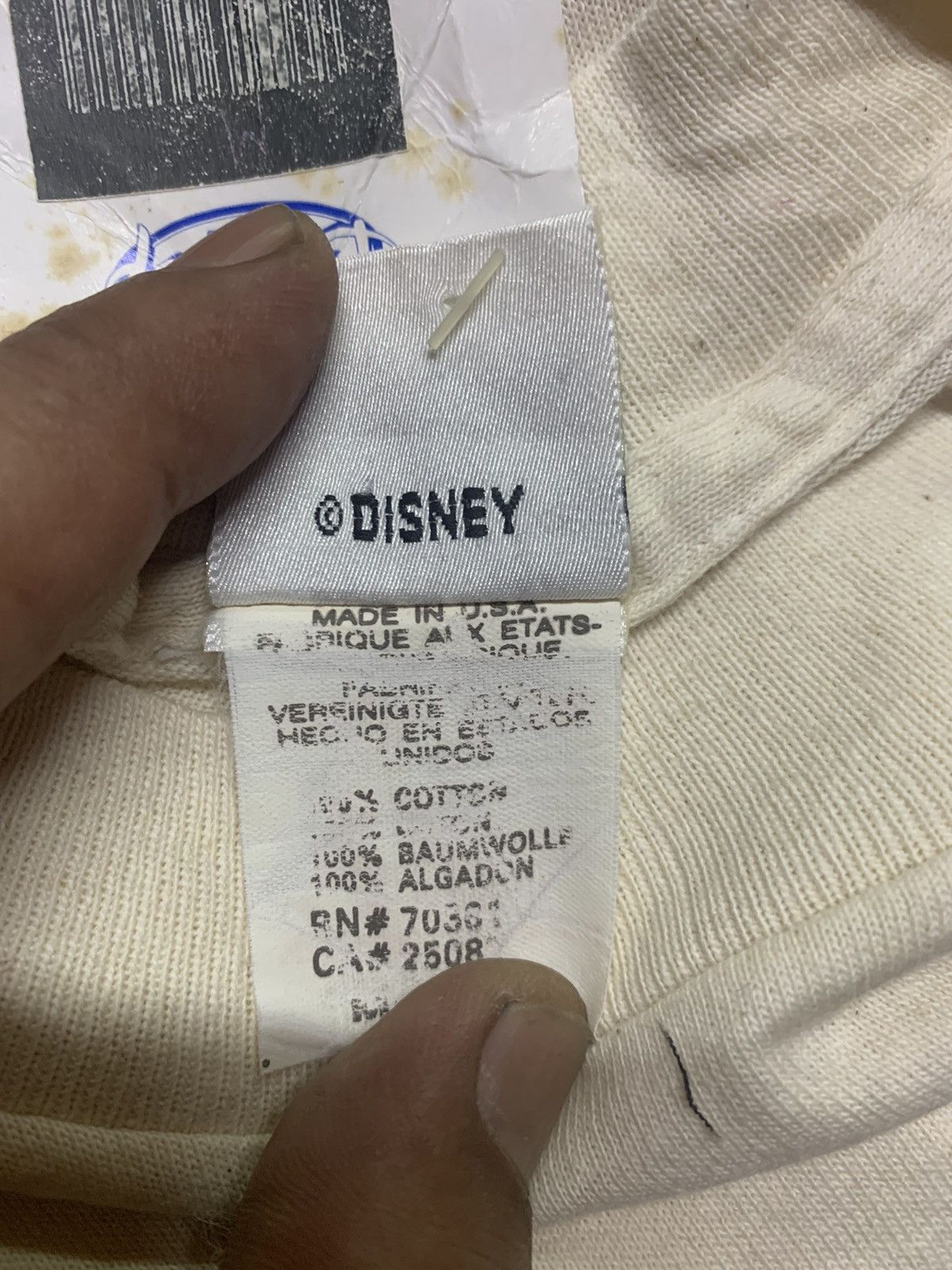 Vintage vintage Disney single stitch ( dead stock) Size US M / EU 48-50 / 2 - 6 Thumbnail