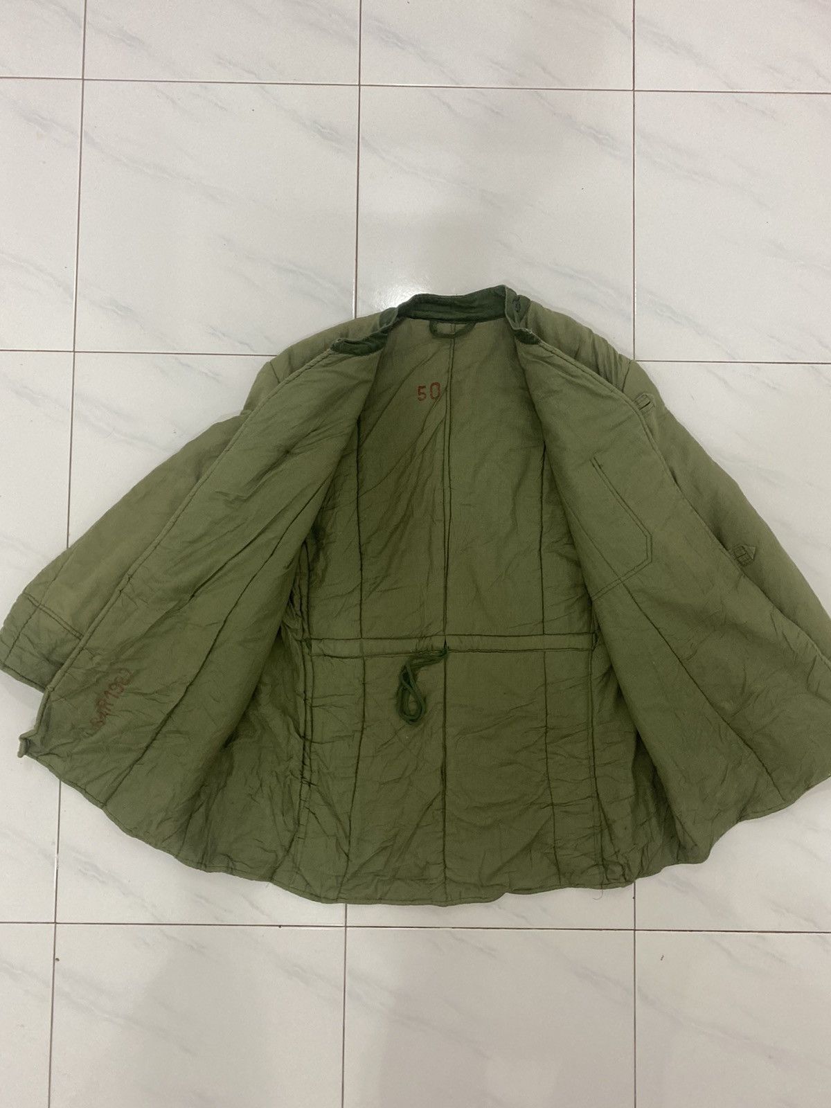 Vintage 🔥Vintage🔥 SZR1987 Hungarian Tanker Military Jacket Size 50 Size US L / EU 52-54 / 3 - 6 Thumbnail
