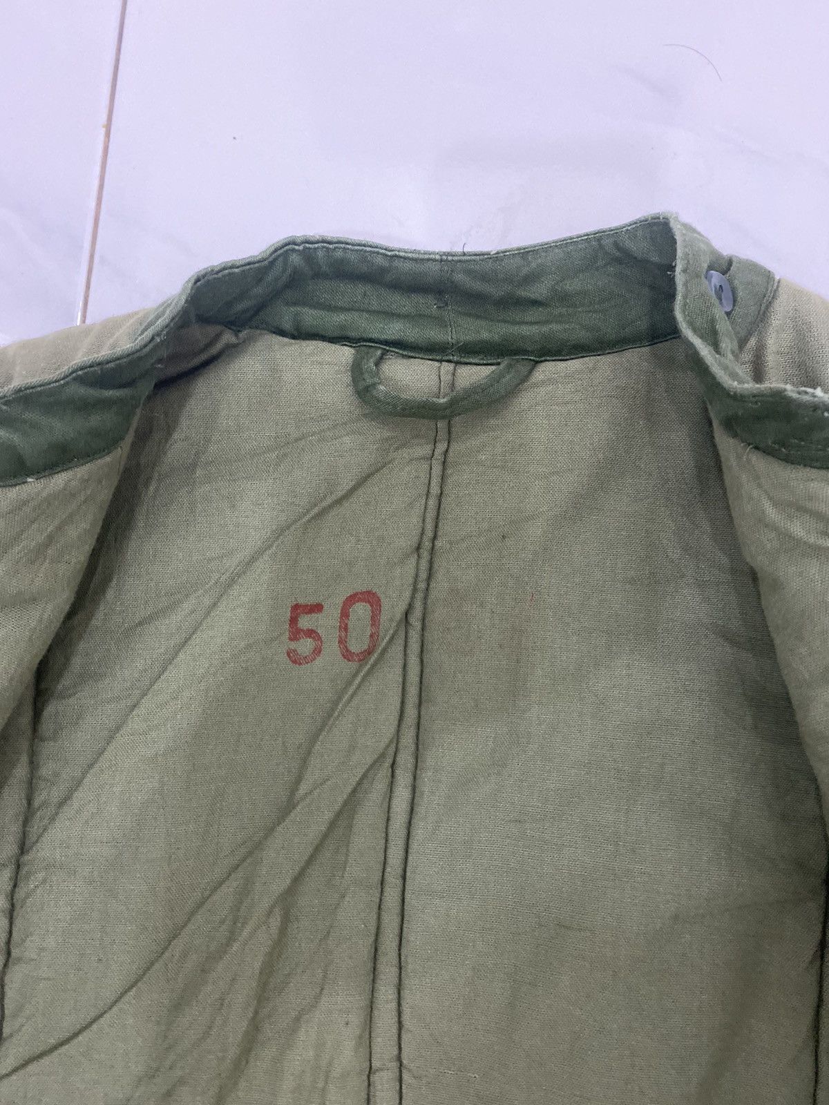Vintage 🔥Vintage🔥 SZR1987 Hungarian Tanker Military Jacket Size 50 Size US L / EU 52-54 / 3 - 8 Thumbnail