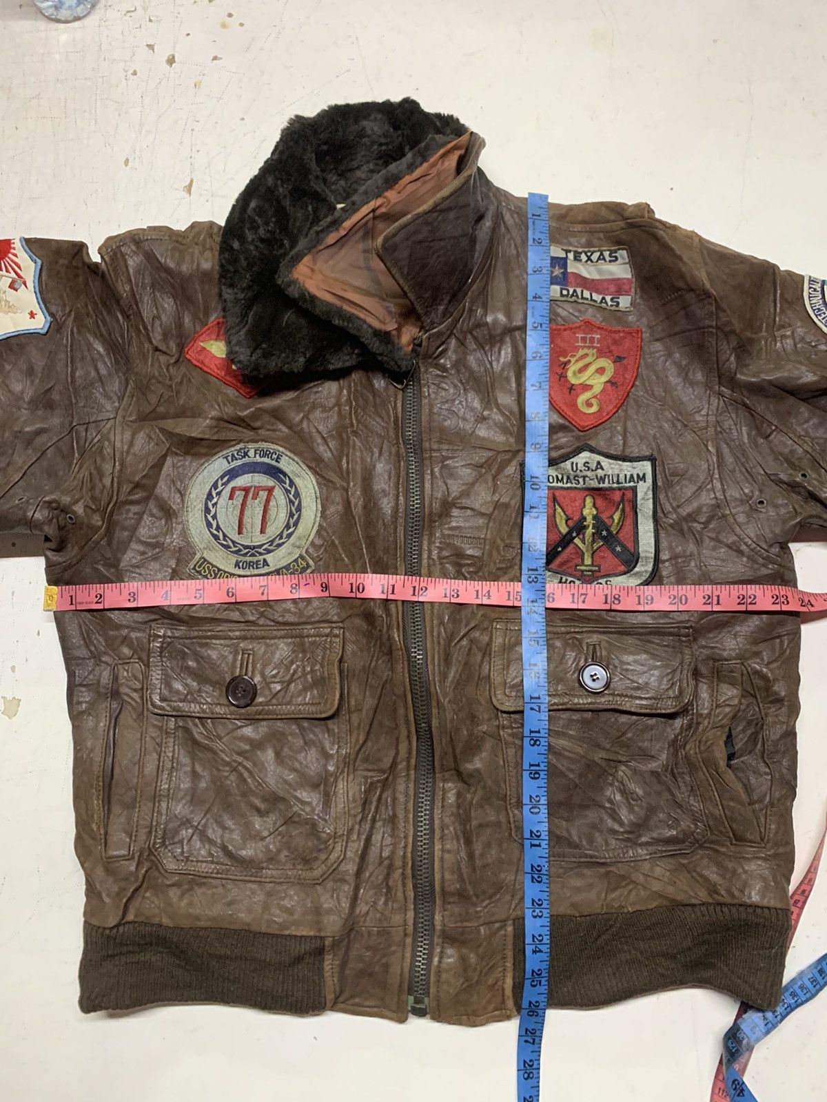 Other Leather jacket type g-1 us.navy Size US L / EU 52-54 / 3 - 23 Thumbnail