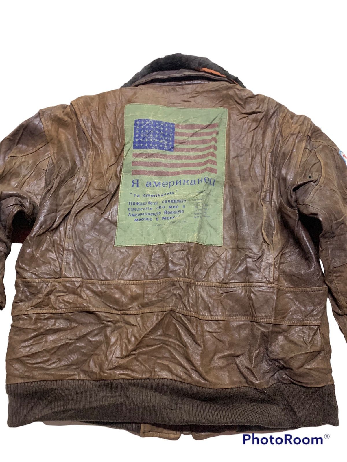 Other Leather jacket type g-1 us.navy Size US L / EU 52-54 / 3 - 9 Thumbnail