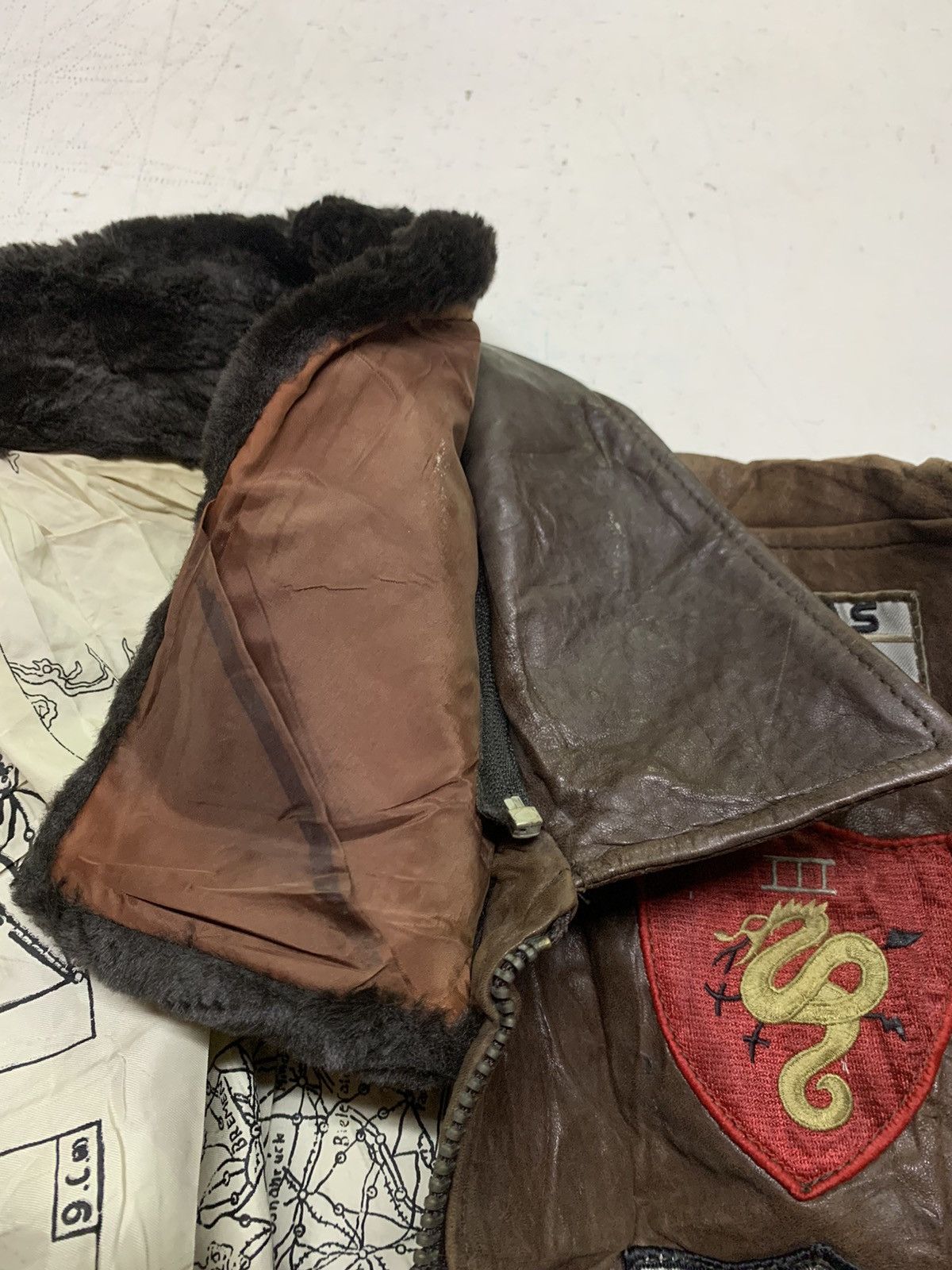 Other Leather jacket type g-1 us.navy Size US L / EU 52-54 / 3 - 18 Thumbnail