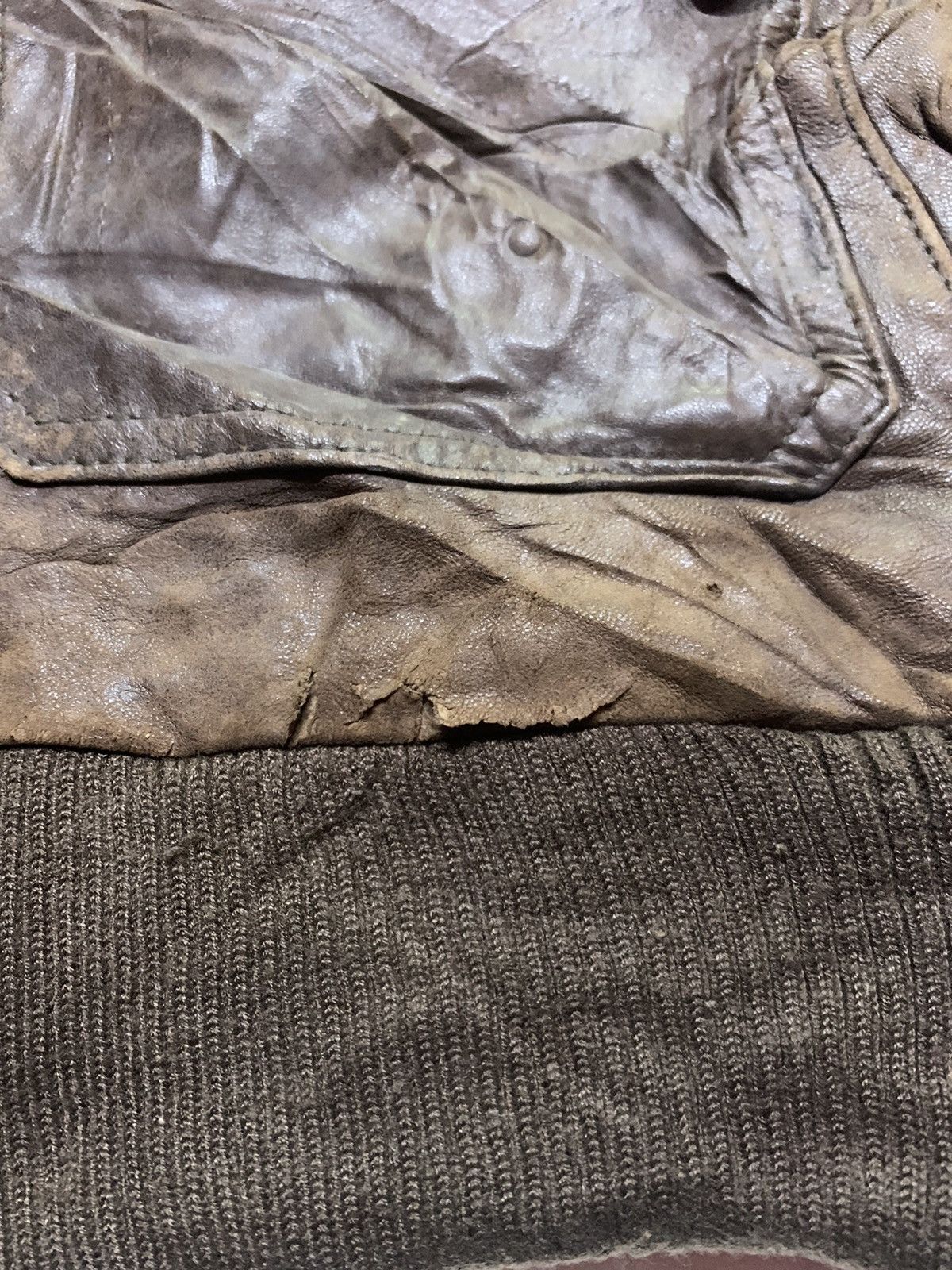 Other Leather jacket type g-1 us.navy Size US L / EU 52-54 / 3 - 20 Thumbnail