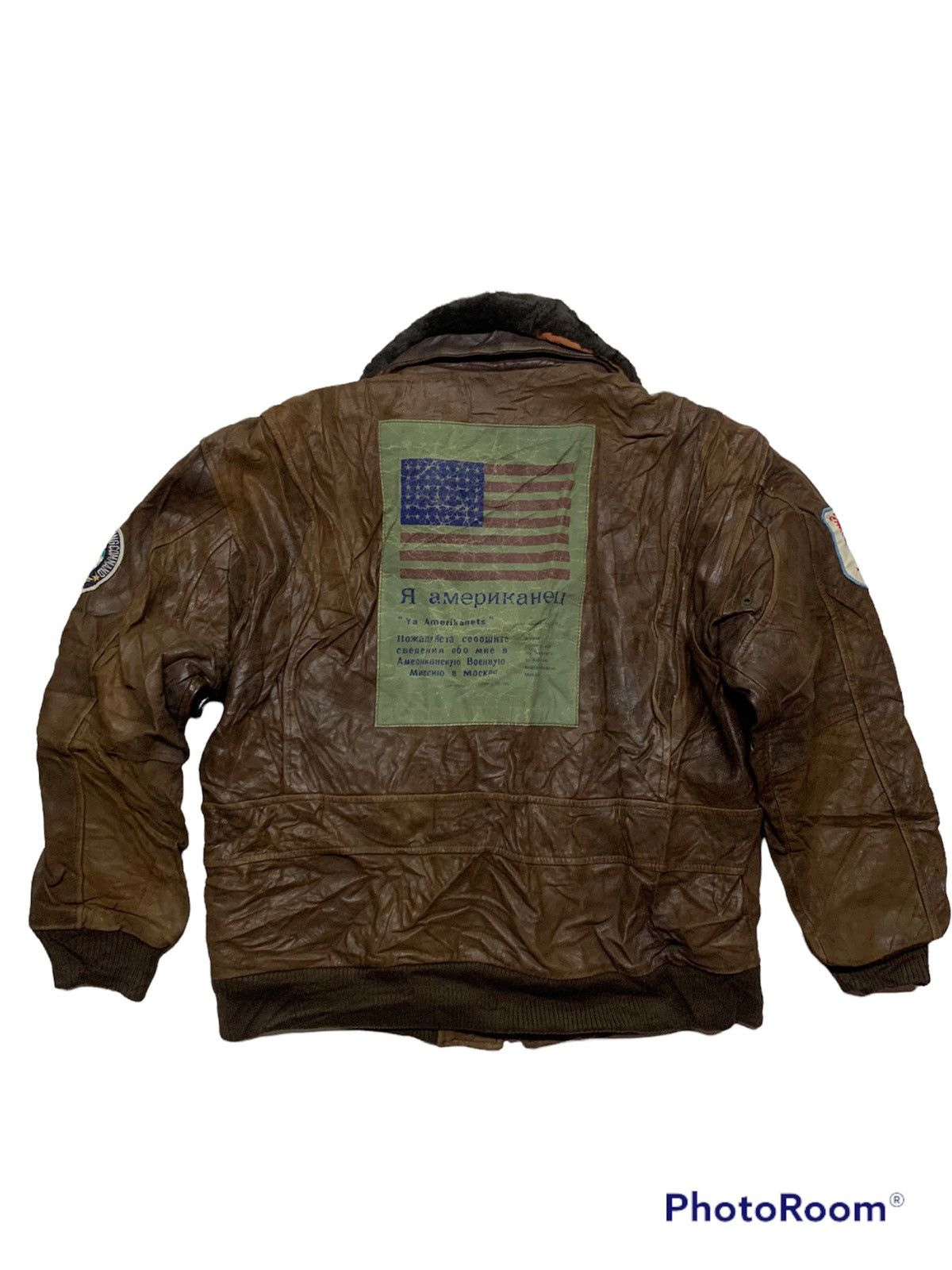 Other Leather jacket type g-1 us.navy Size US L / EU 52-54 / 3 - 8 Thumbnail