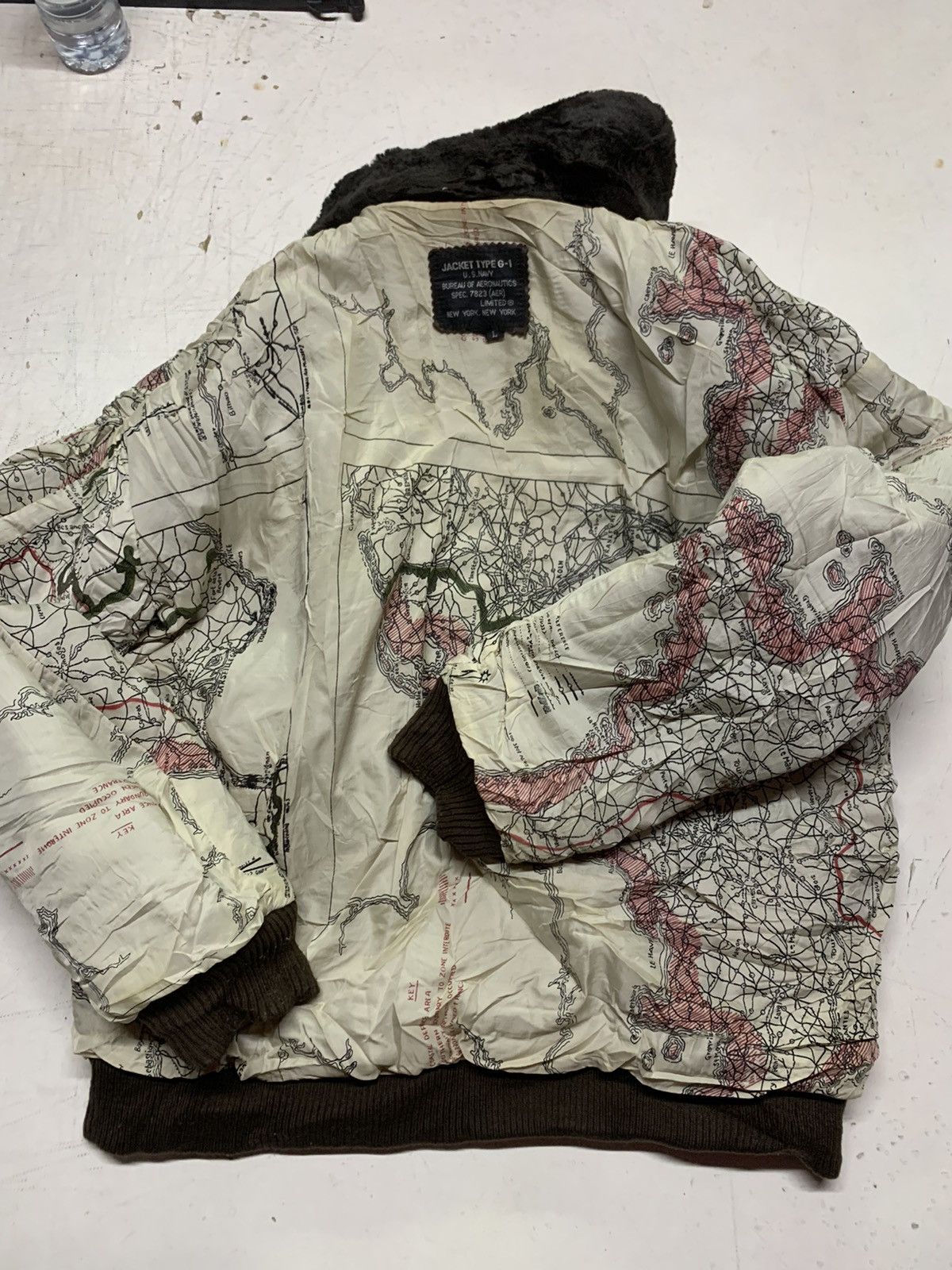 Other Leather jacket type g-1 us.navy Size US L / EU 52-54 / 3 - 15 Thumbnail