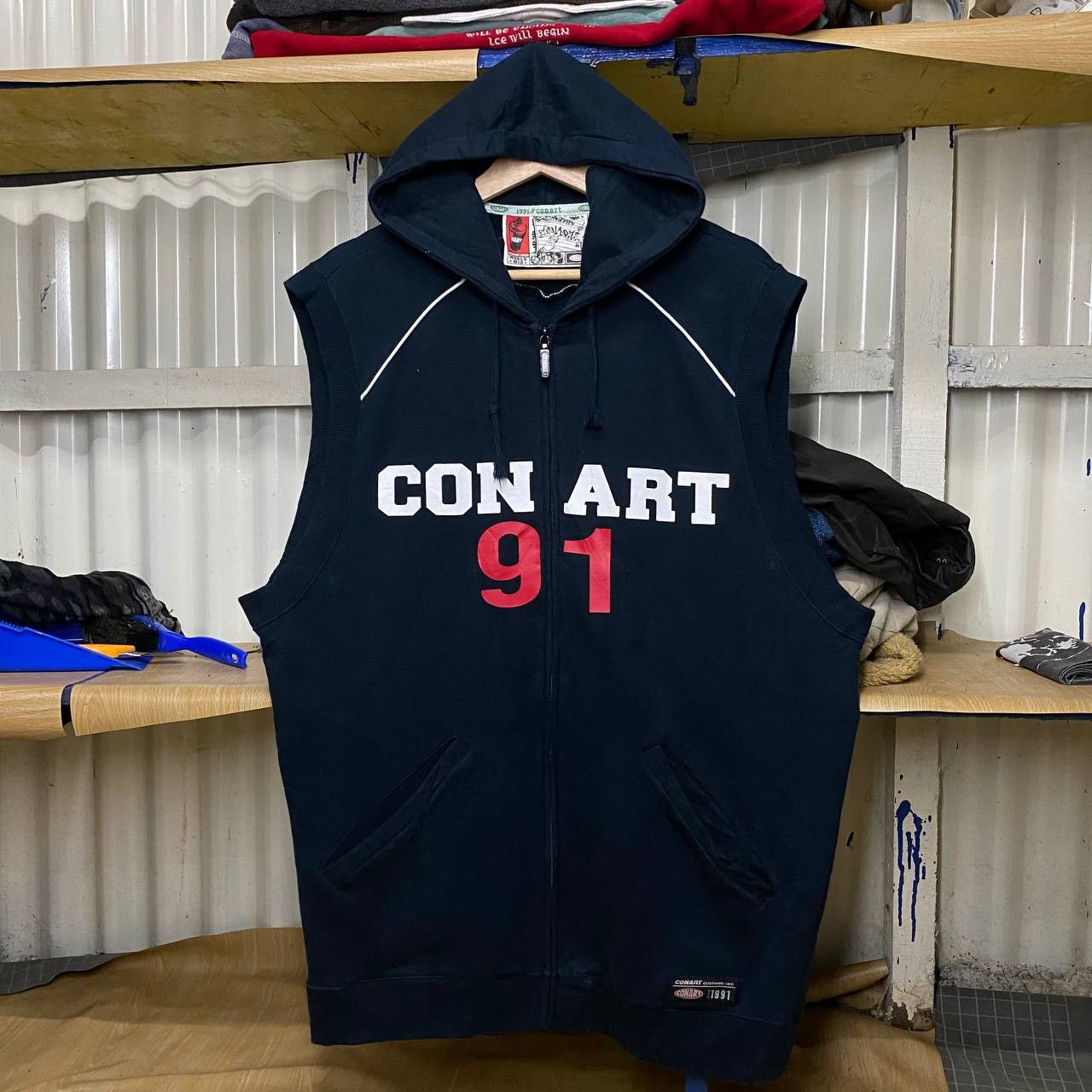 Rap Tees × Vintage Vintage Conart Hodies Zipper vest Size US L / EU 52-54 / 3 - 1 Thumbnail