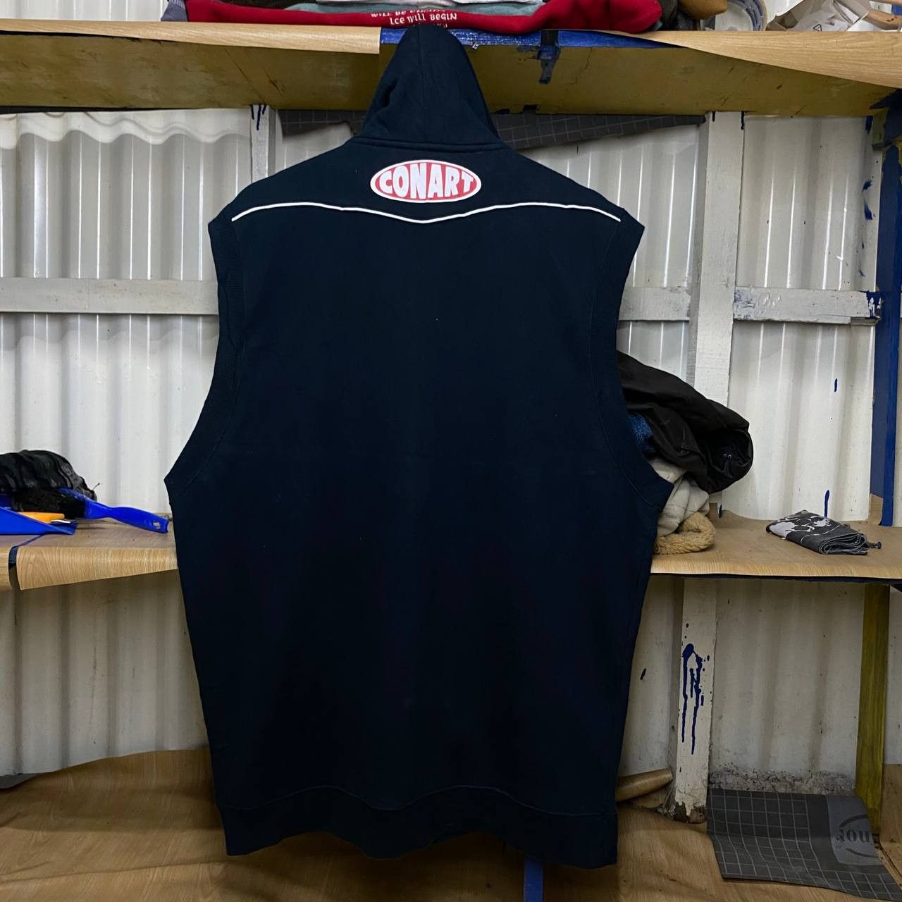 Rap Tees × Vintage Vintage Conart Hodies Zipper vest Size US L / EU 52-54 / 3 - 5 Thumbnail