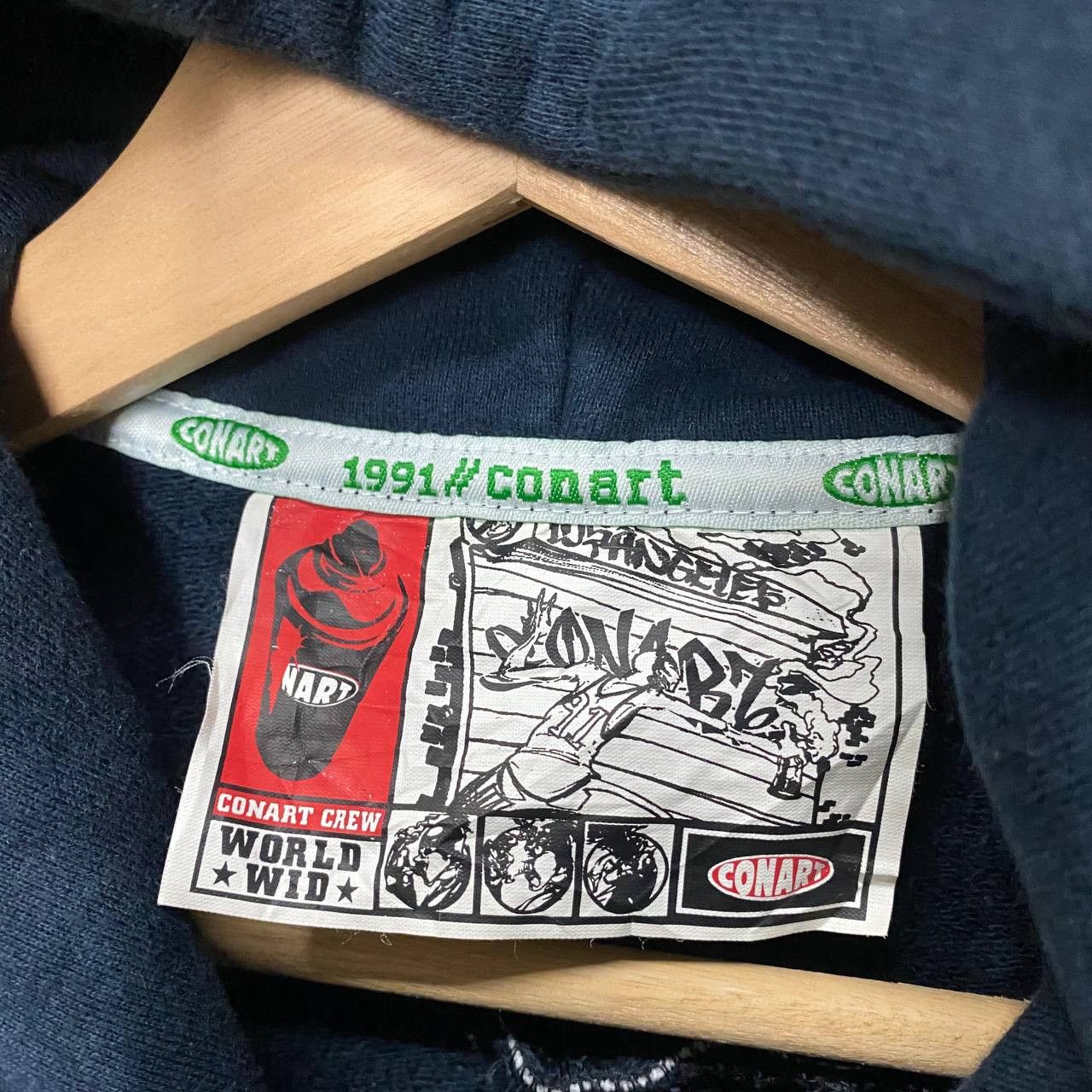 Rap Tees × Vintage Vintage Conart Hodies Zipper vest Size US L / EU 52-54 / 3 - 3 Thumbnail
