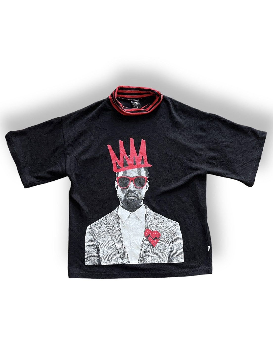 Japanese Brand King Kanye West Printed Japan TShirt Size US L / EU 52-54 / 3 - 1 Thumbnail