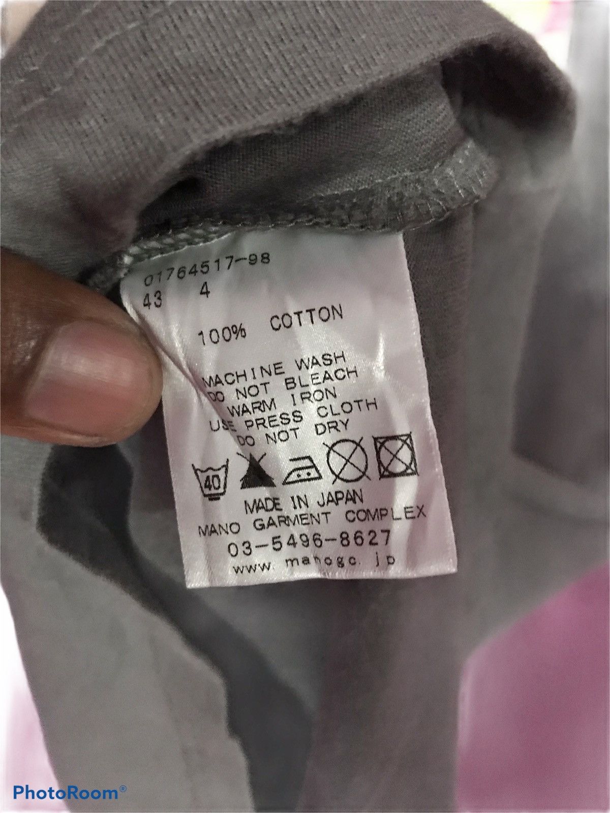 Japanese Brand MONO GARMENT GREY SIZE M TEE SHIRT JAPAN Size US M / EU 48-50 / 2 - 5 Thumbnail