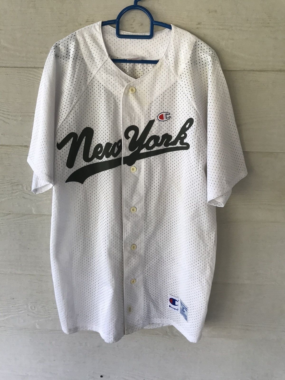 Champion VINTAGE CHAMPION X NEW YORK WHITE SIZE L Size US L / EU 52-54 / 3 - 1 Thumbnail