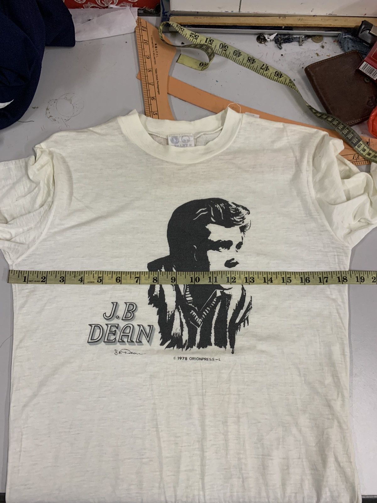 Vintage Vintage tee j.b dean 1978 Size US S / EU 44-46 / 1 - 15 Thumbnail