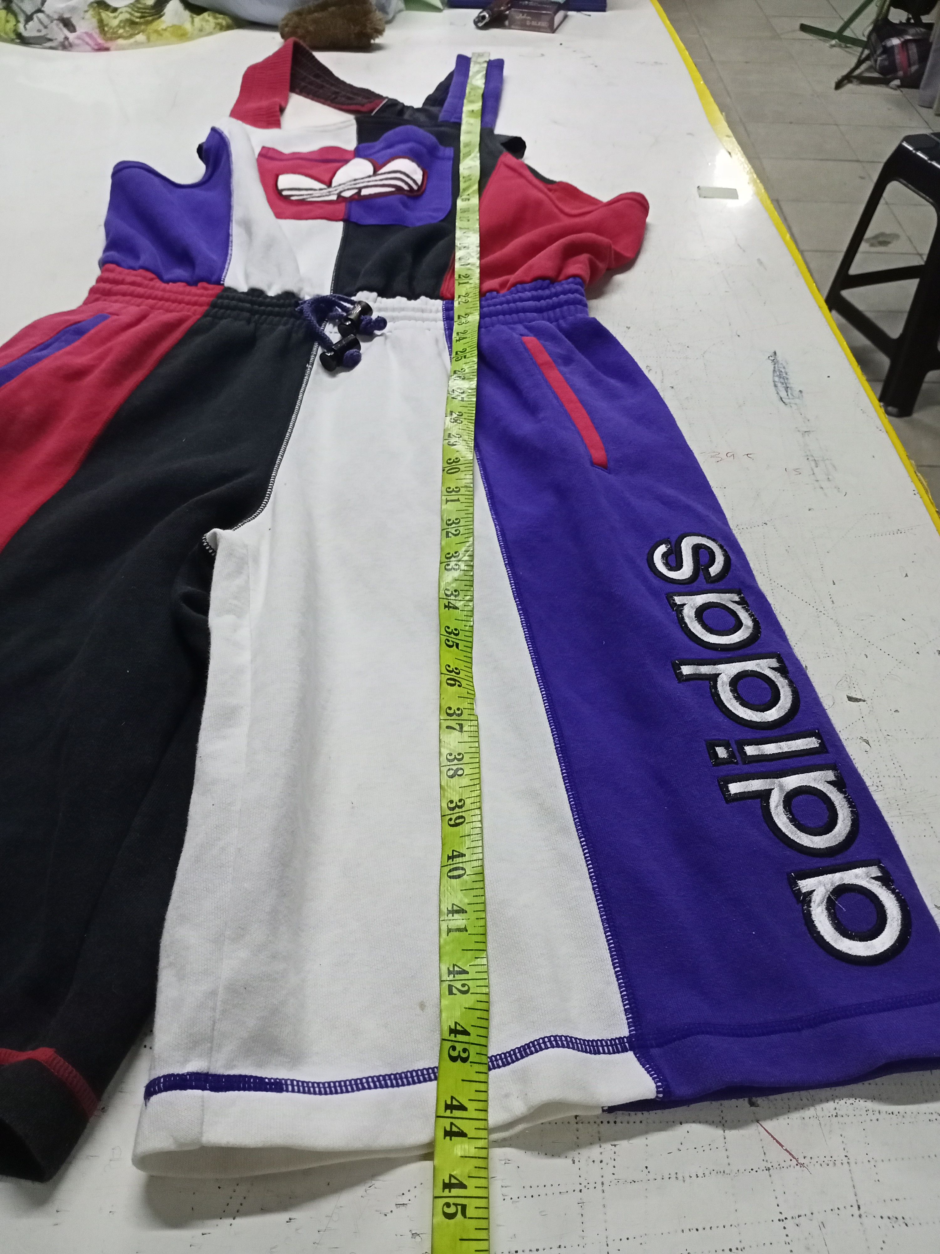 Adidas Vintage Adidas overall big Logo Size US 34 / EU 50 - 15 Thumbnail