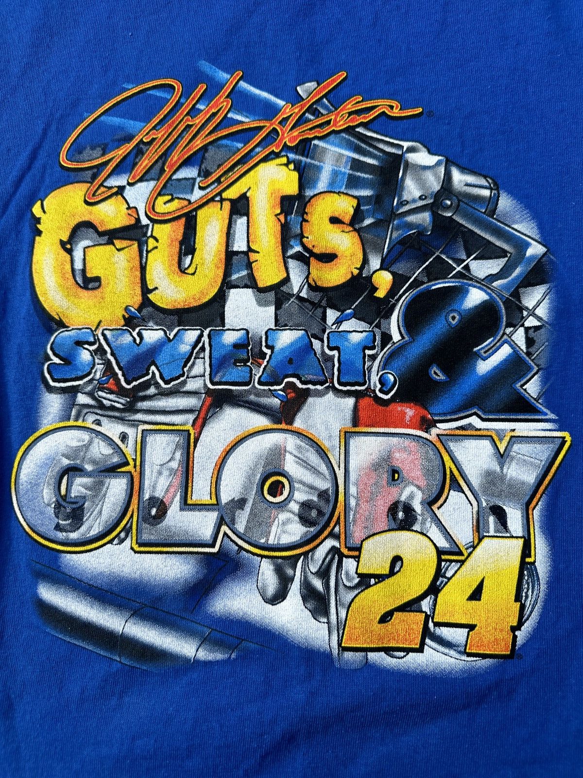 Chase Authentics Y2K Jeff Gordon Road To Glory Graphic Tee Shirt Size US XS / EU 42 / 0 - 3 Thumbnail