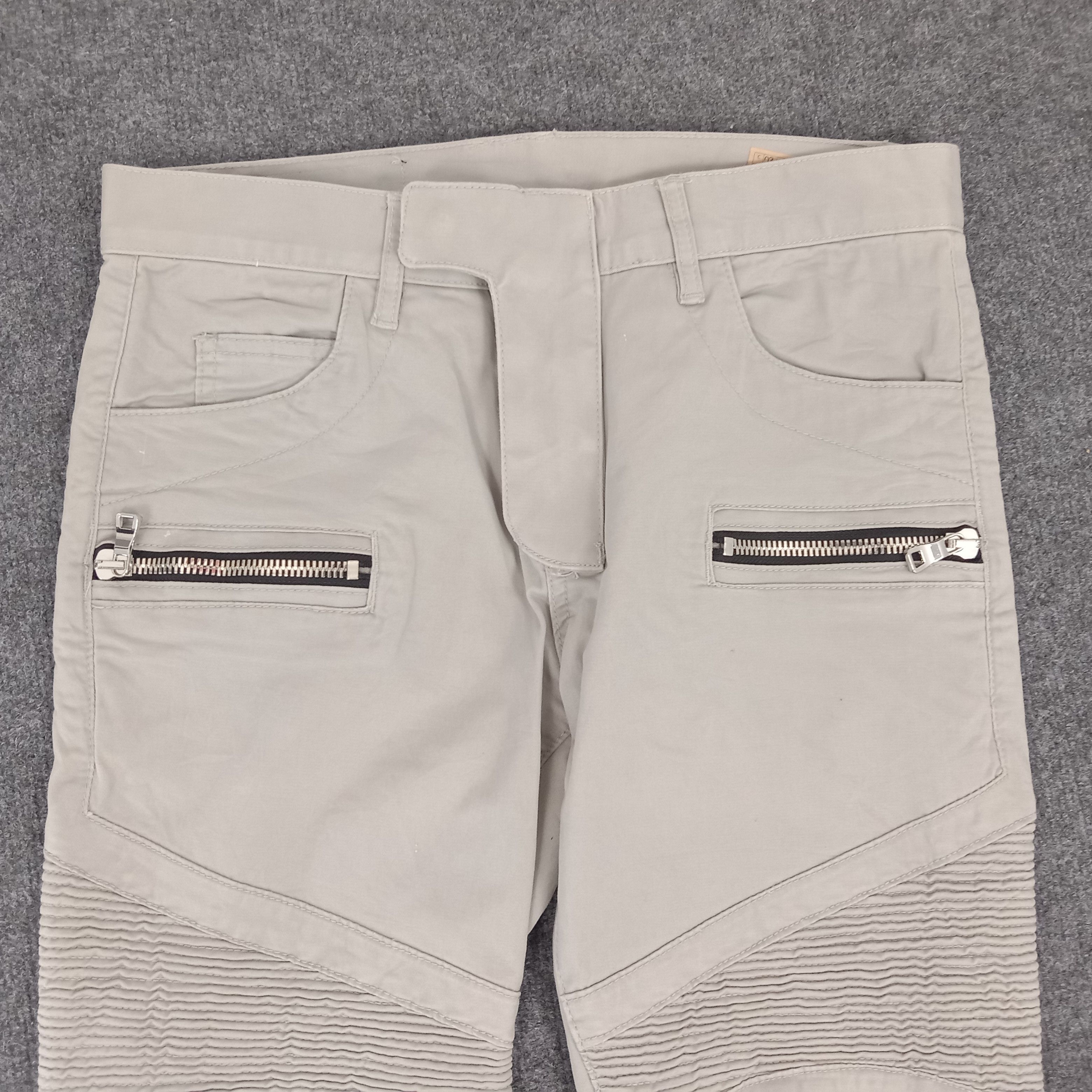Vintage Vintage Balmain Paris Bikers Skinny Pants Size US 31 - 2 Thumbnail