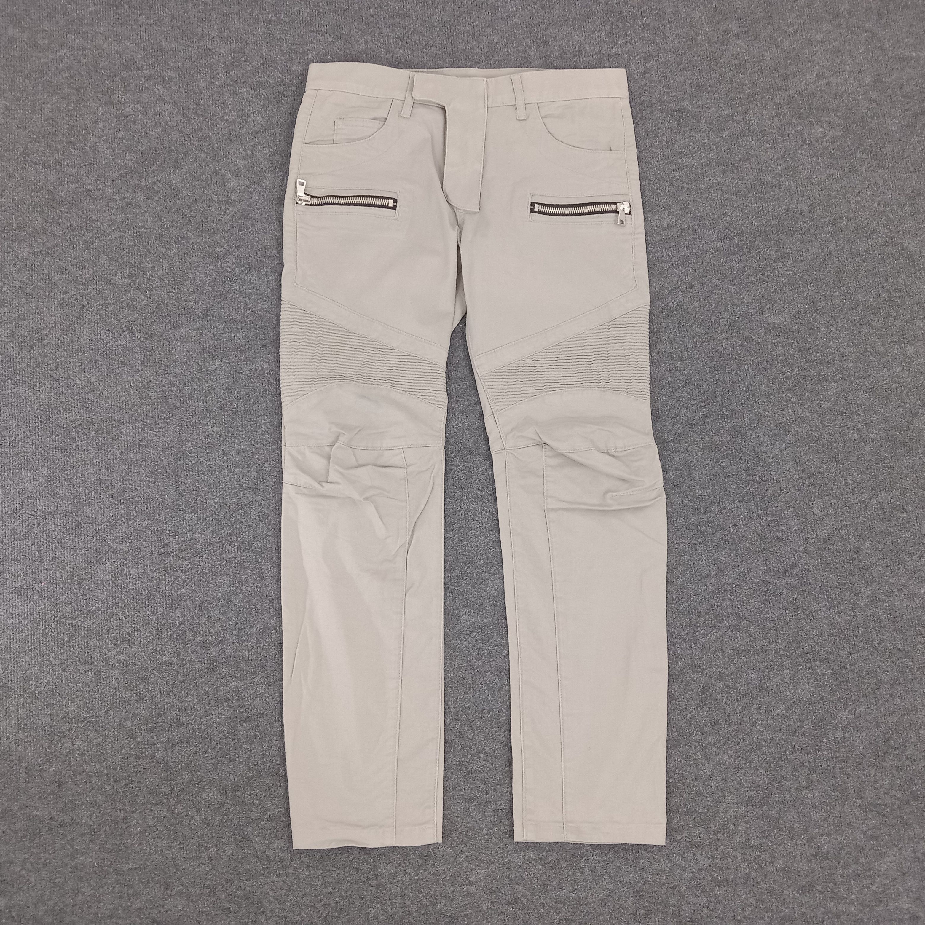 Vintage Vintage Balmain Paris Bikers Skinny Pants Size US 31 - 1 Thumbnail
