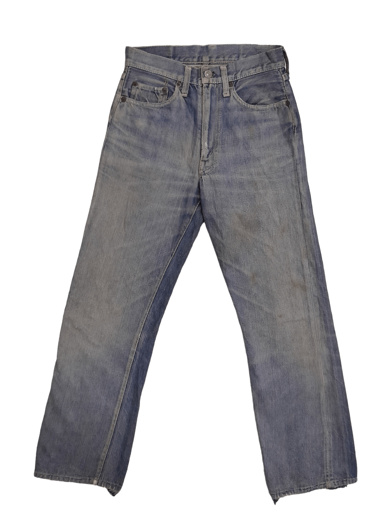 Levi's × Vintage 50s Levis 504ZXX Big E Selvedge USA Hidden Rivets Denim E826 Size US 26 / EU 42 - 8 Thumbnail