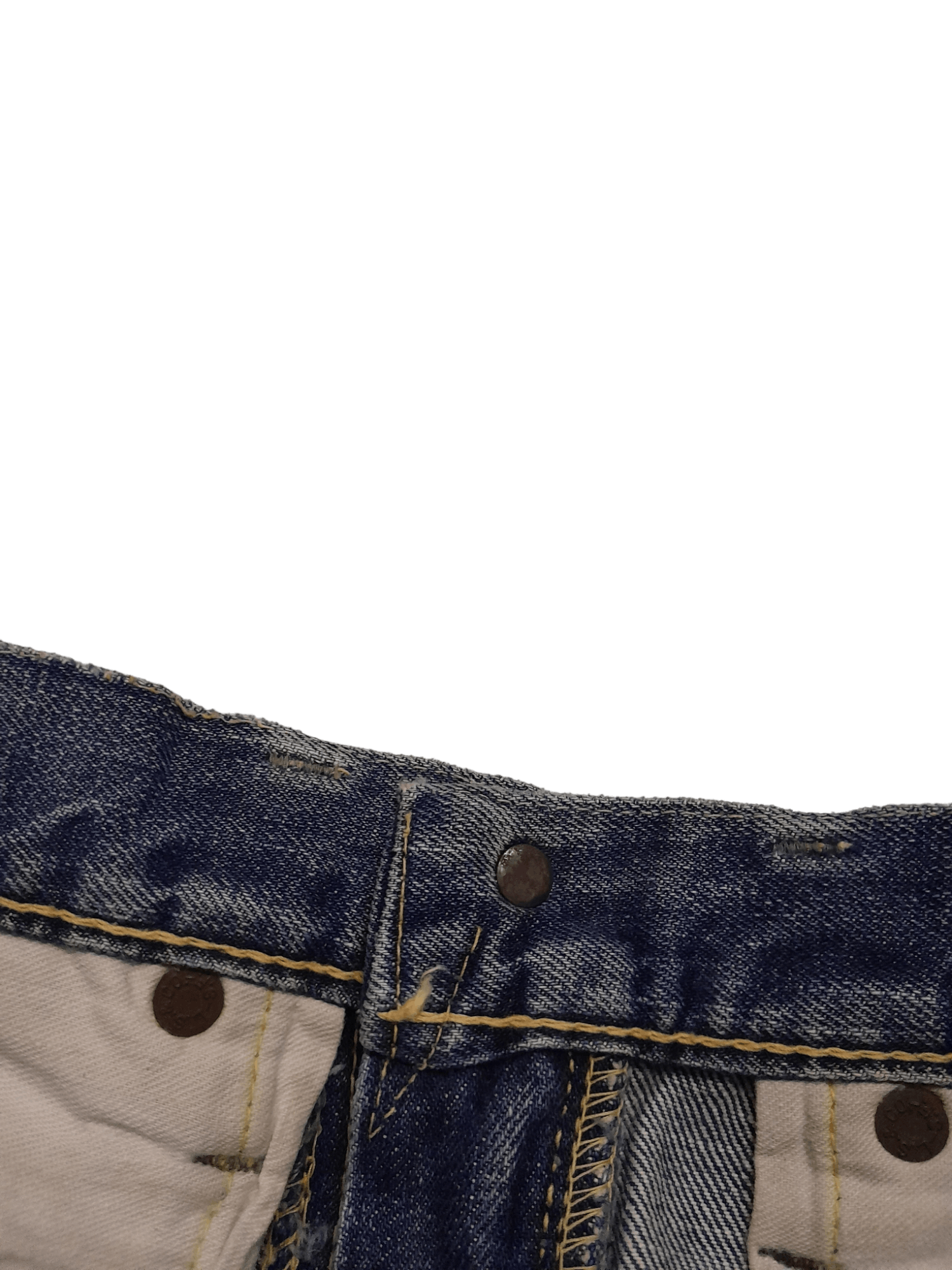 Levi's × Vintage 50s Levis 504ZXX Big E Selvedge USA Hidden Rivets Denim E826 Size US 26 / EU 42 - 11 Thumbnail