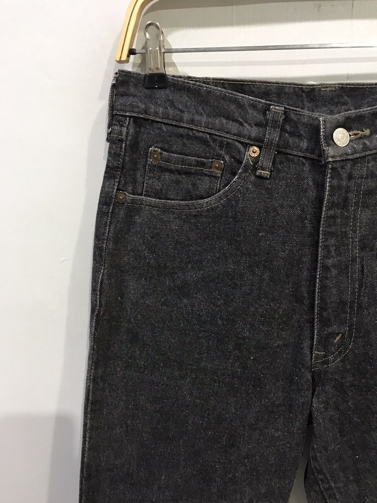 Levi's Levis 503 Black Denim Size US 30 / EU 46 - 3 Thumbnail