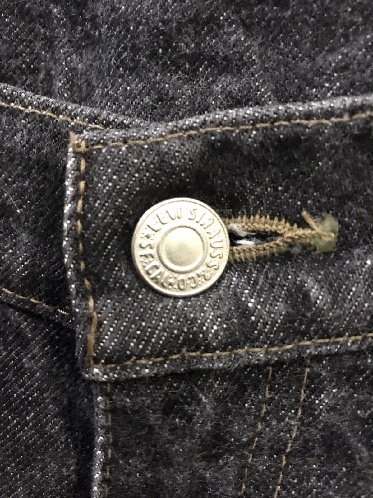 Levi's Levis 503 Black Denim Size US 30 / EU 46 - 8 Thumbnail
