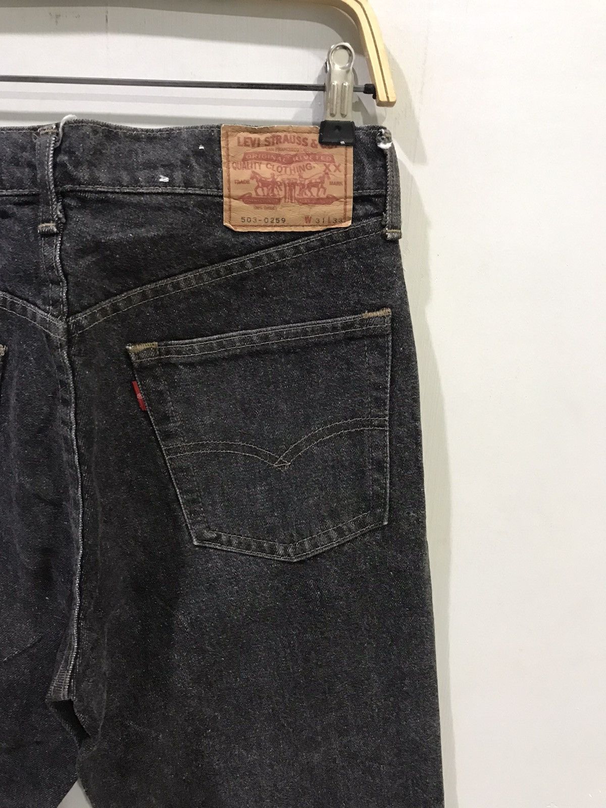 Levi's Levis 503 Black Denim Size US 30 / EU 46 - 11 Thumbnail