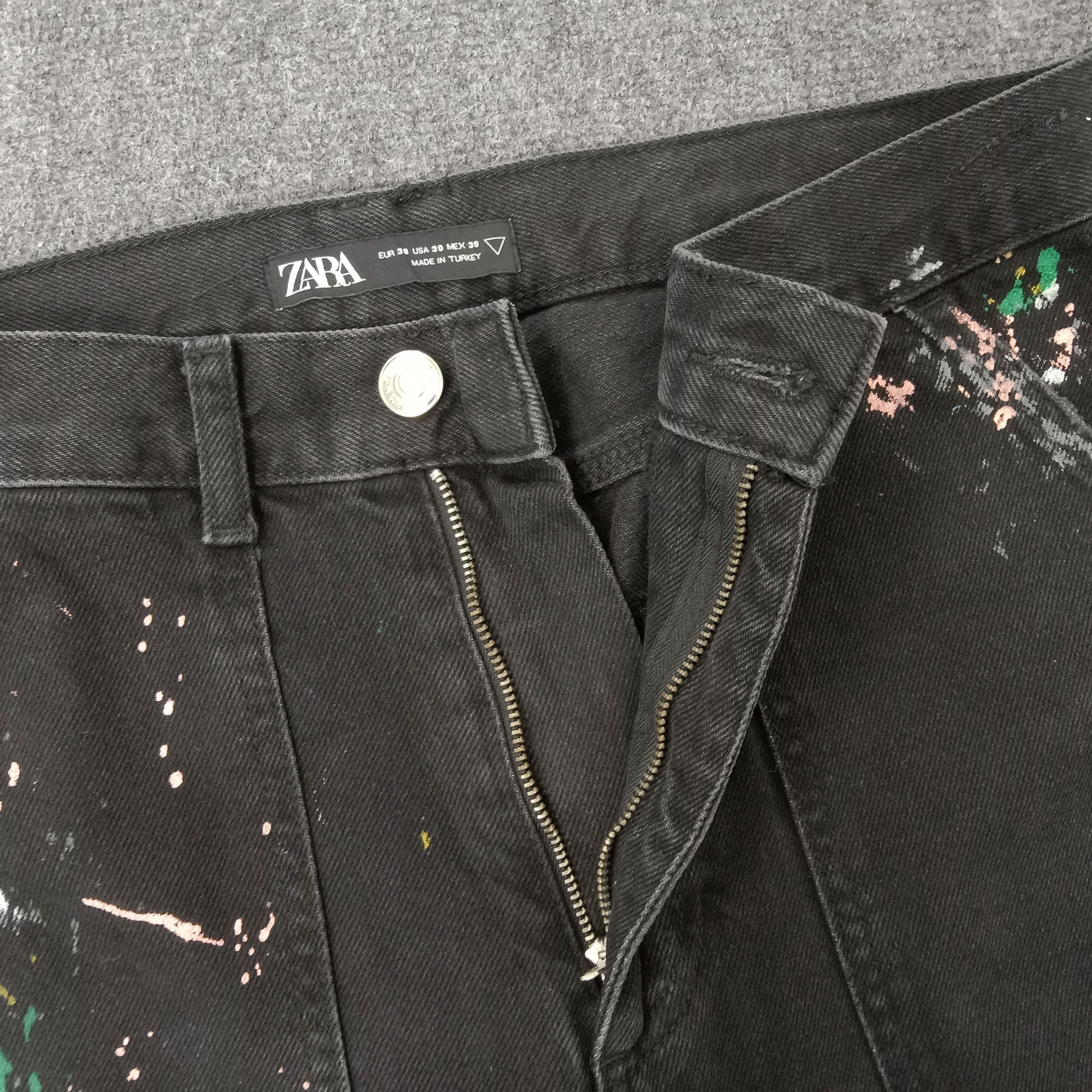 Japanese Brand × Vintage × Zara ZARA Japanese Painting Art Design Trousers Pants Size US 31 - 7 Thumbnail
