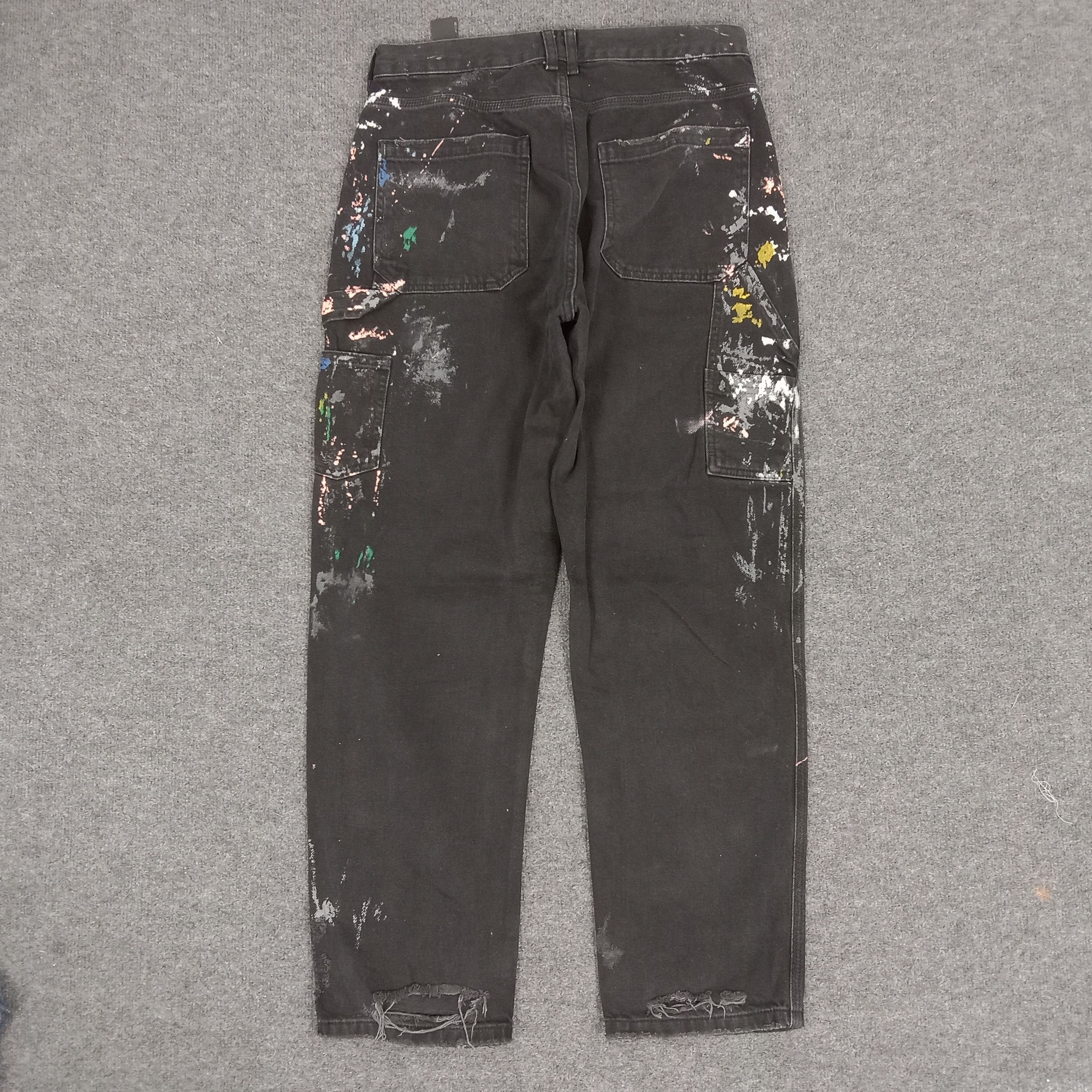 Japanese Brand × Vintage × Zara ZARA Japanese Painting Art Design Trousers Pants Size US 31 - 4 Thumbnail