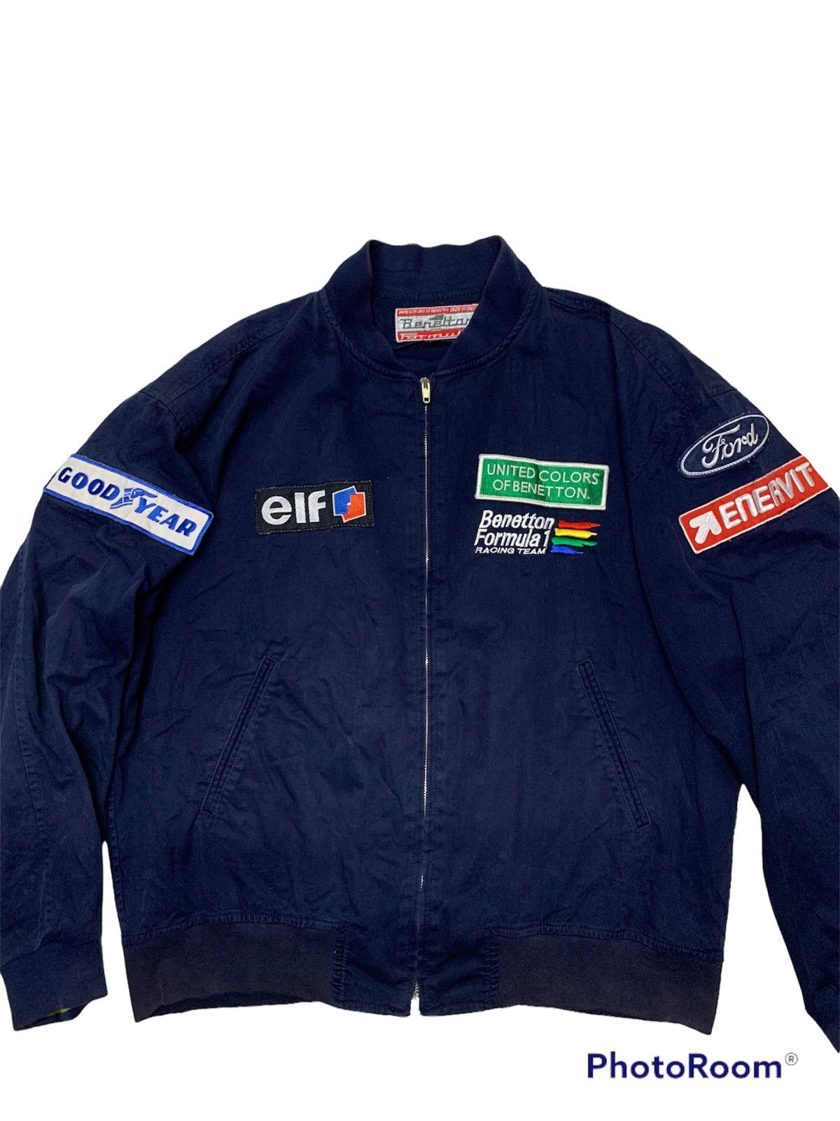 Benetton Vintage Benetton formula 1 light jacket Size US M / EU 48-50 / 2 - 3 Thumbnail