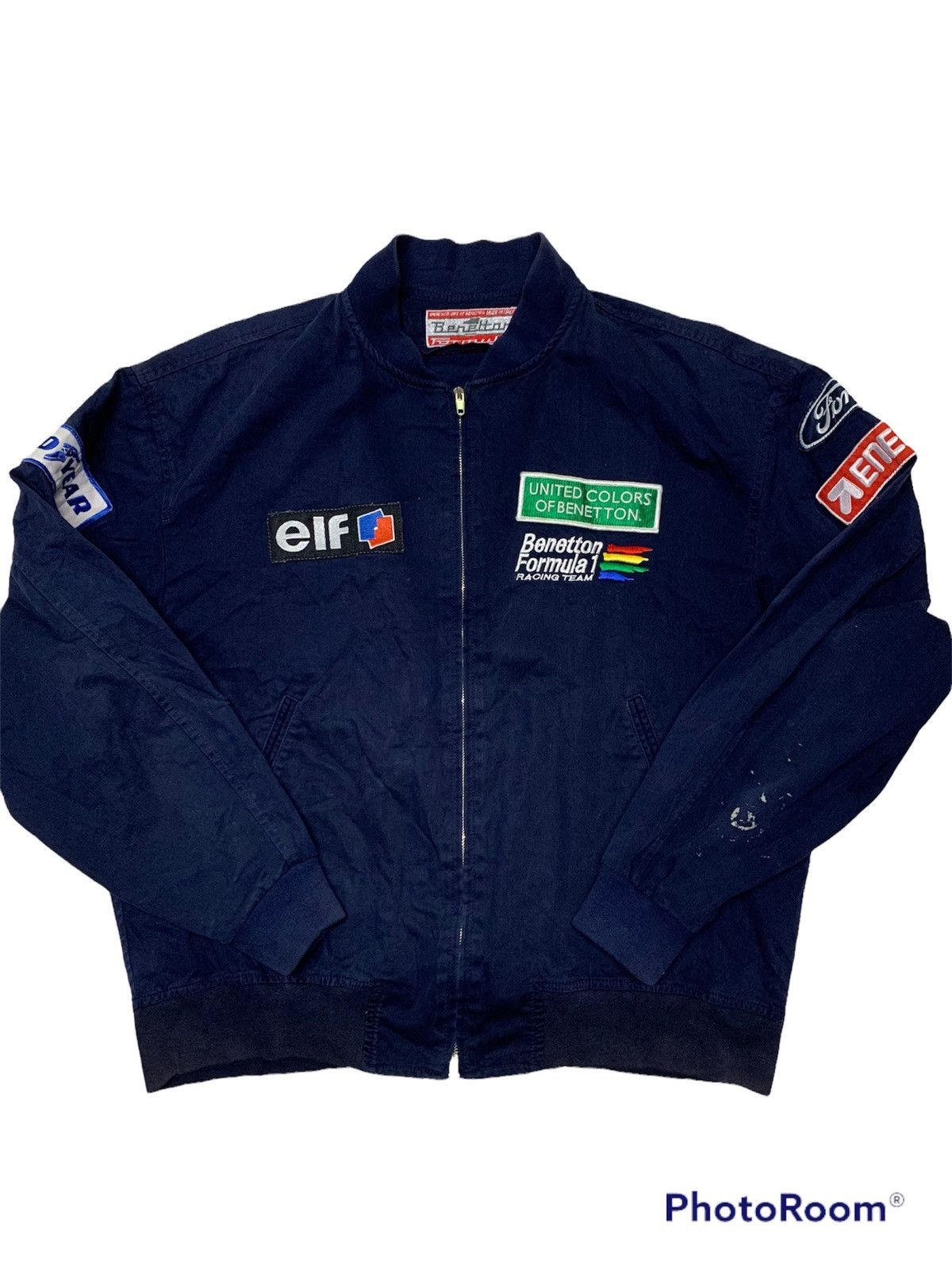 Benetton Vintage Benetton formula 1 light jacket Size US M / EU 48-50 / 2 - 2 Thumbnail