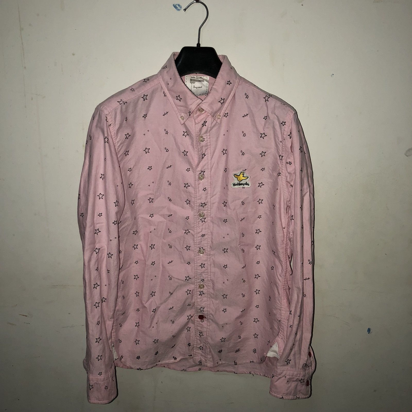 Mark Gonzales Signatures Full Print Shirt In Pink